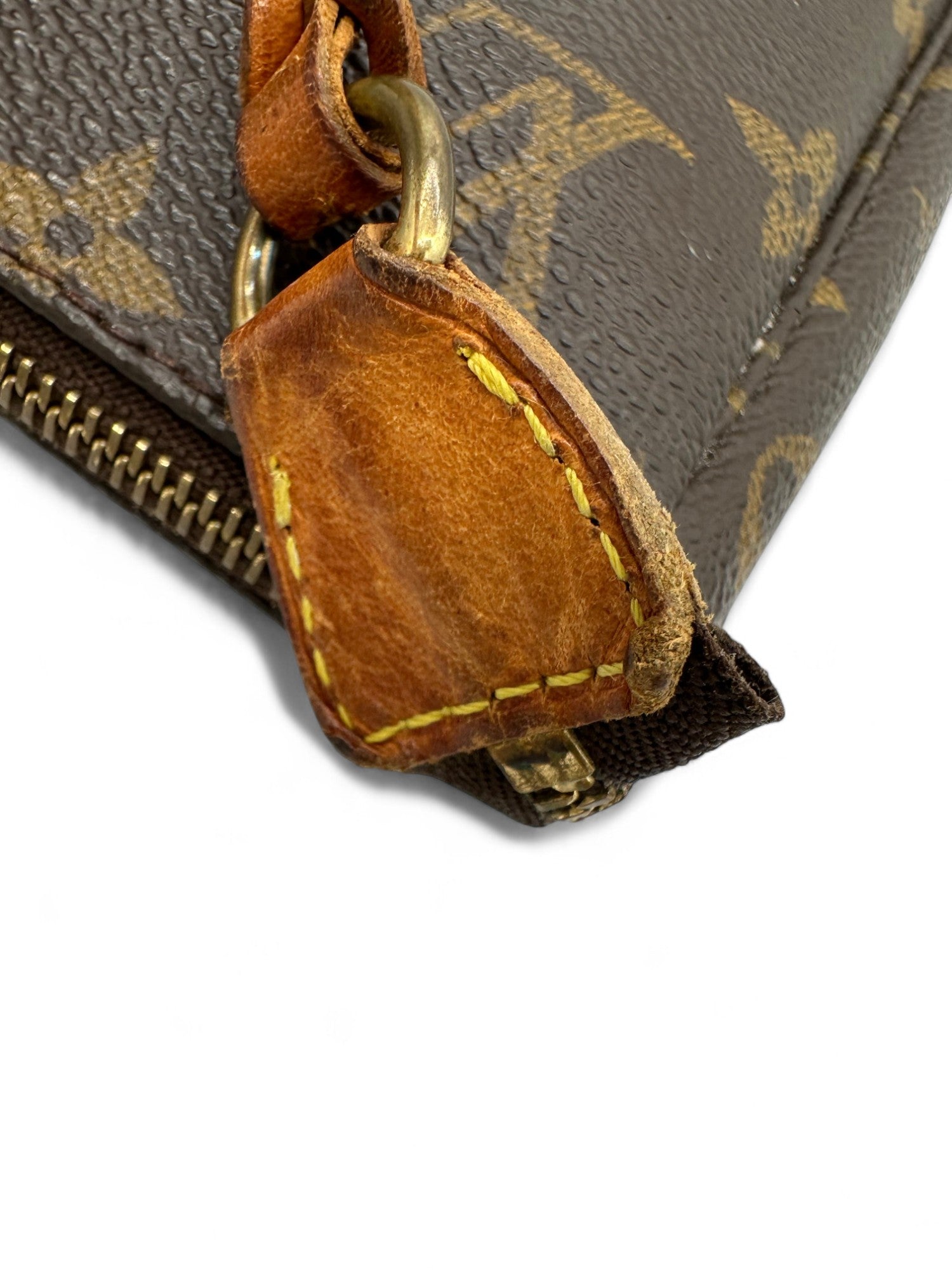 Vintage Louis Vuitton Pochette Accessoires Brown Monogram Shoulder Bag - Thanks it's Vintage