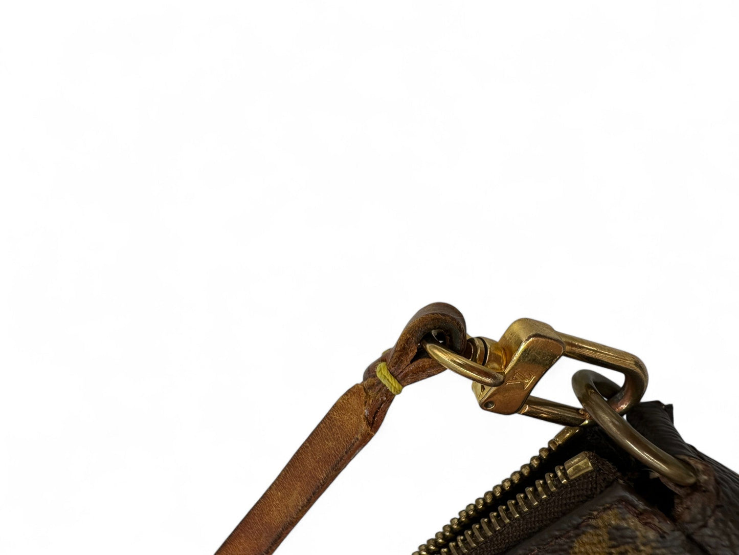 Vintage Louis Vuitton Pochette Accessoires Brown Monogram Shoulder Bag - Thanks it's Vintage