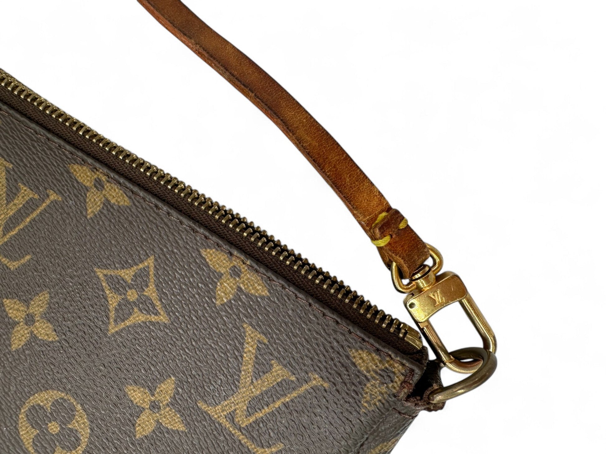 Vintage Louis Vuitton Pochette Accessoires Brown Monogram Shoulder Bag - Thanks it's Vintage