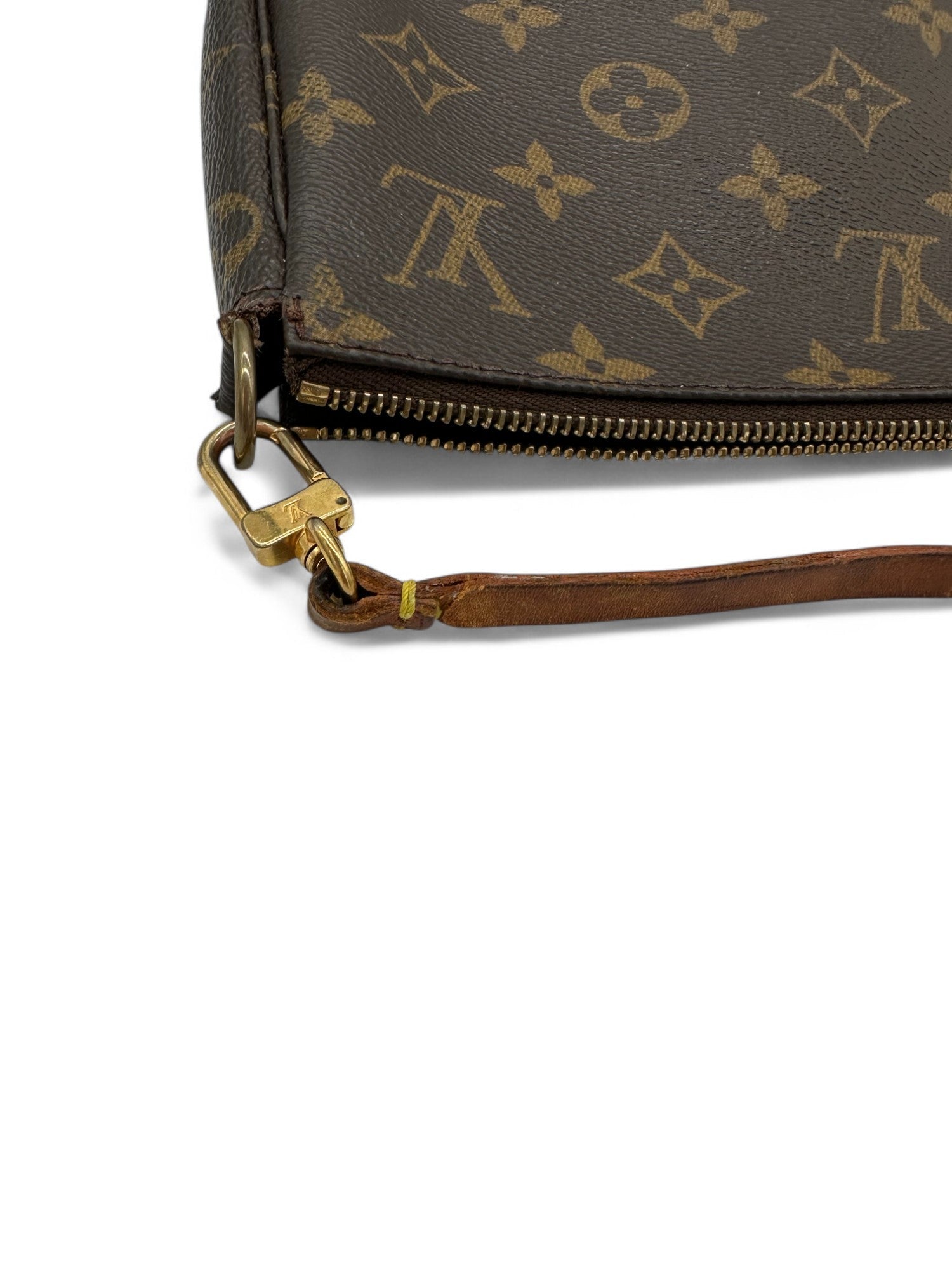 Vintage Louis Vuitton Pochette Accessoires Brown Monogram Shoulder Bag - Thanks it's Vintage