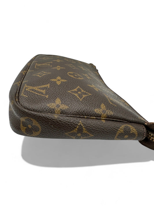 Vintage Louis Vuitton Pochette Accessoires Brown Monogram Shoulder Bag - Thanks it's Vintage