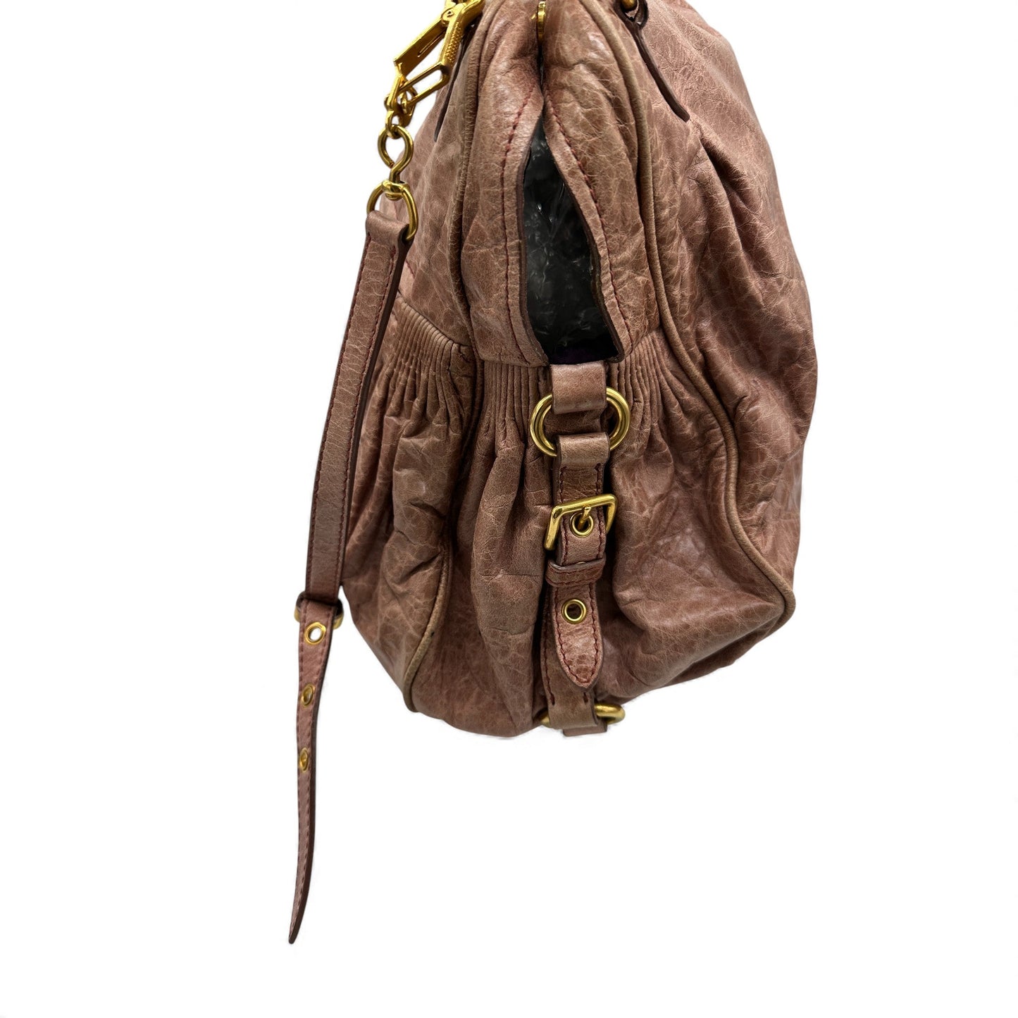 Vintage Miu Miu 2 - Way Nappa Leather Handbag - Thanks it's Vintage