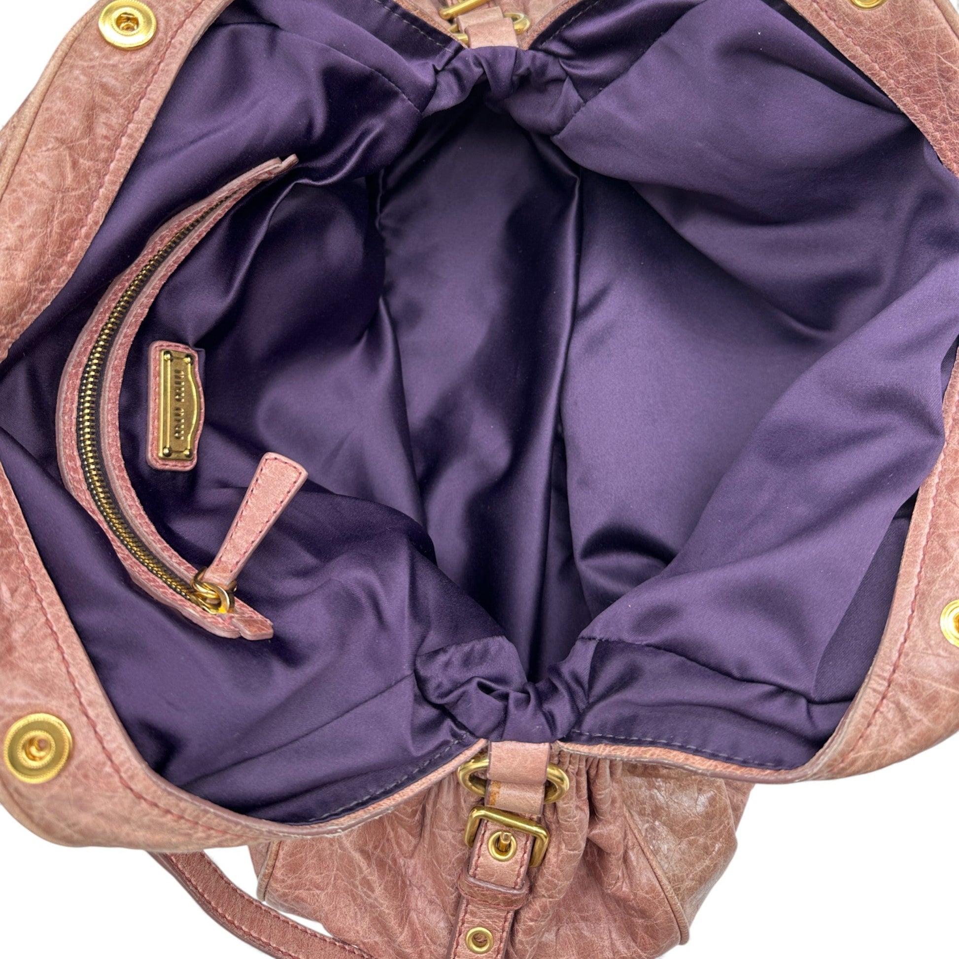 Vintage Miu Miu 2 - Way Nappa Leather Handbag - Thanks it's Vintage