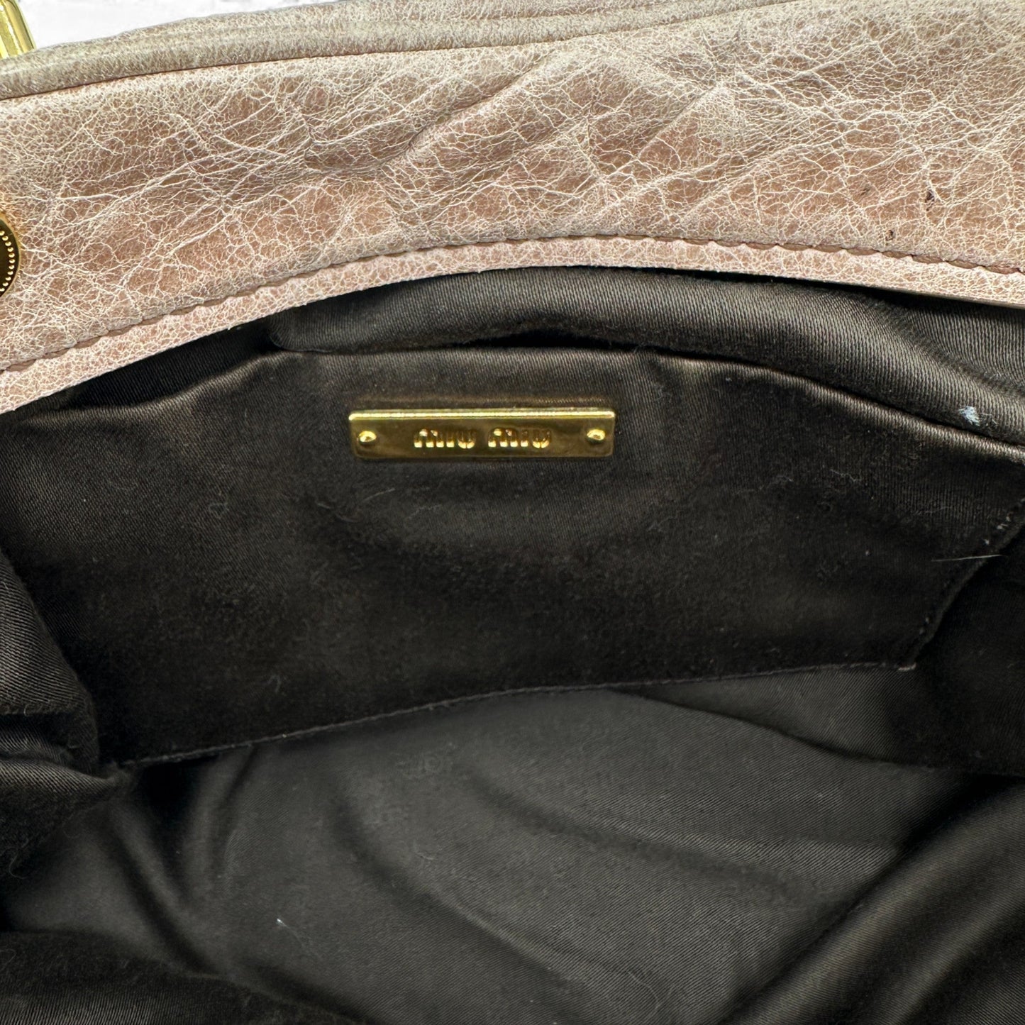 Vintage Miu Miu 2 - Way Nappa Leather Handbag - Thanks it's Vintage