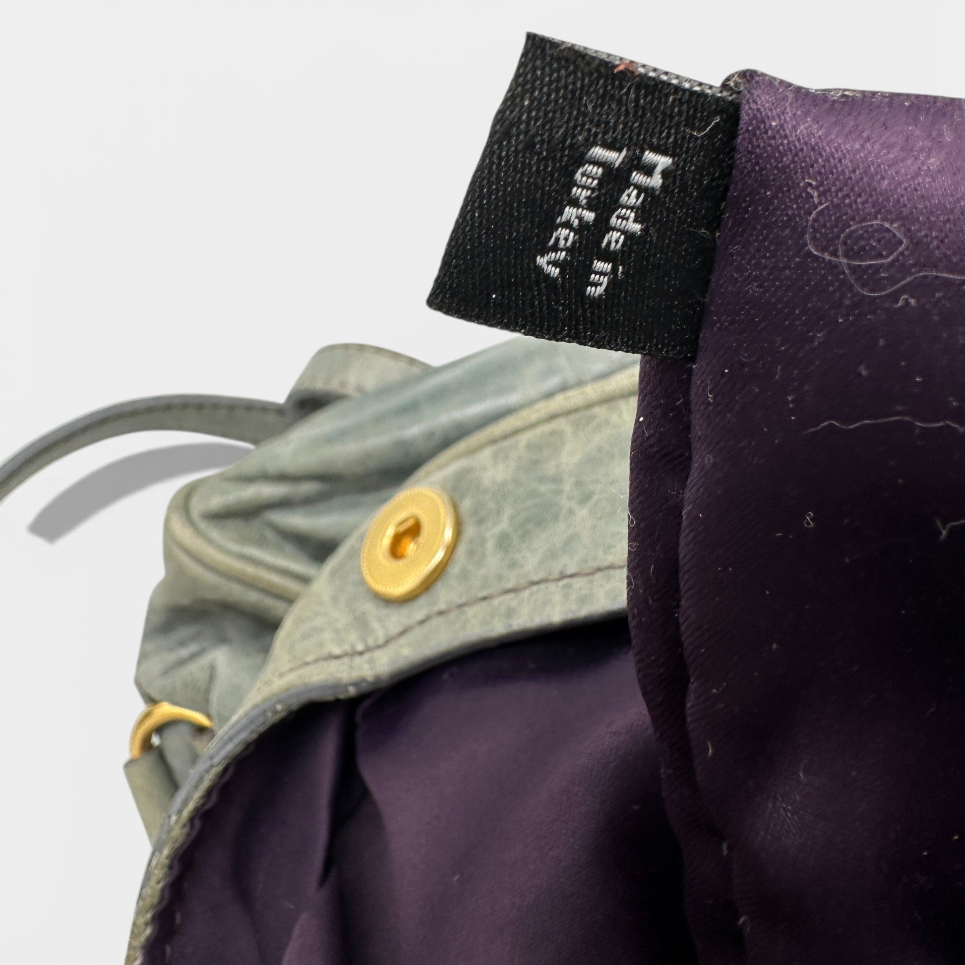 Vintage Miu Miu 2 - Way Nappa Leather Handbag - Thanks it's Vintage