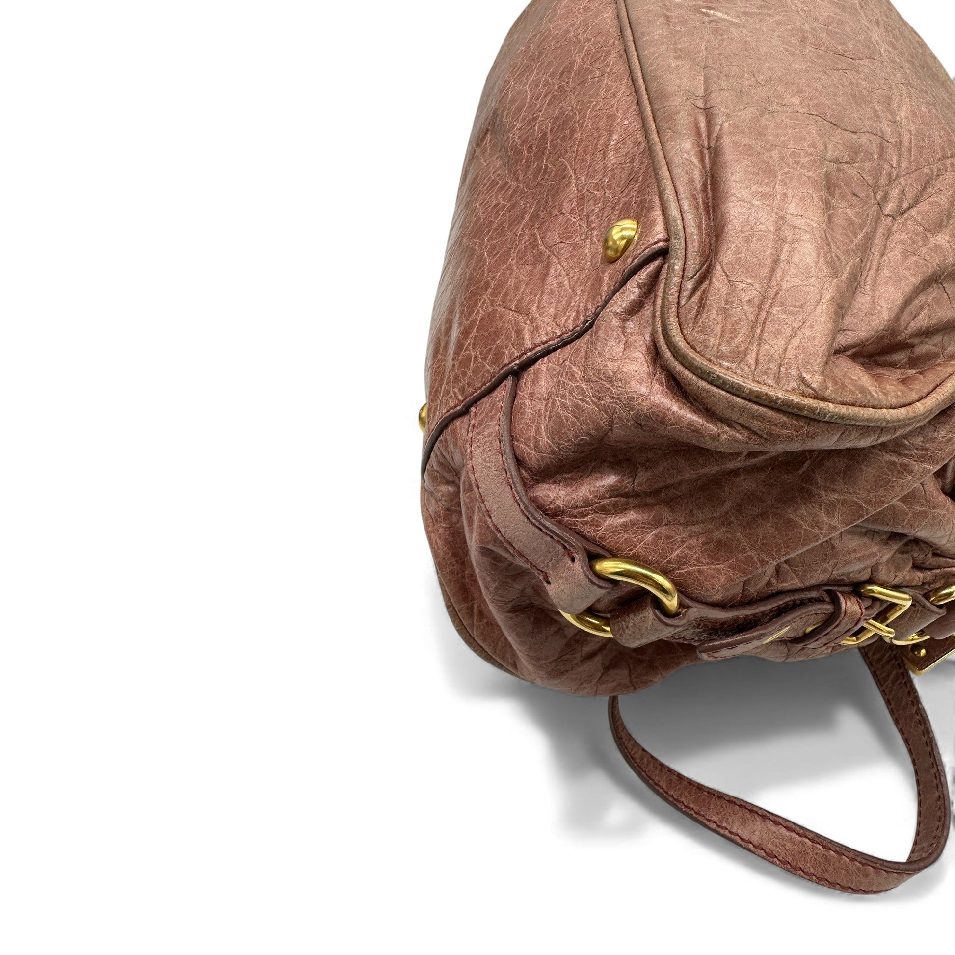 Vintage Miu Miu 2 - Way Nappa Leather Handbag - Thanks it's Vintage