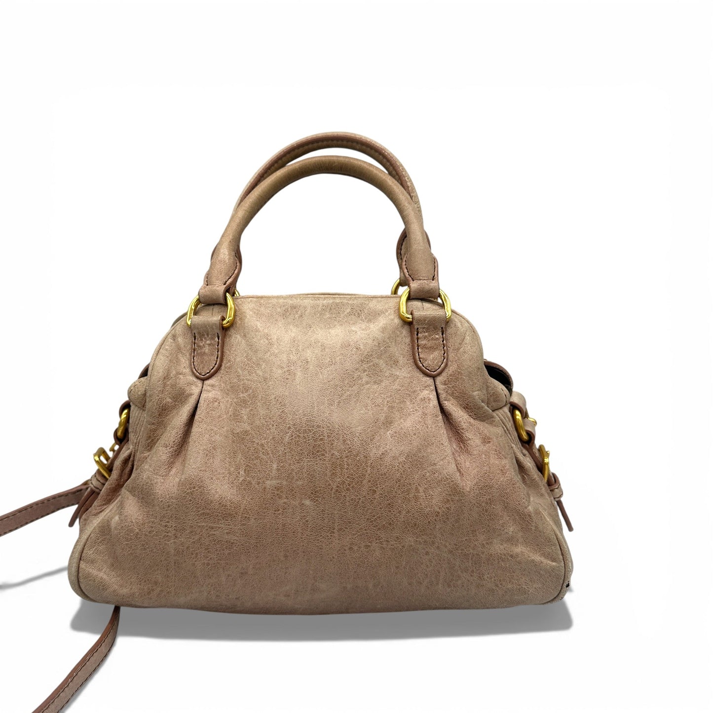 Vintage Miu Miu 2 - Way Nappa Leather Handbag - Thanks it's Vintage