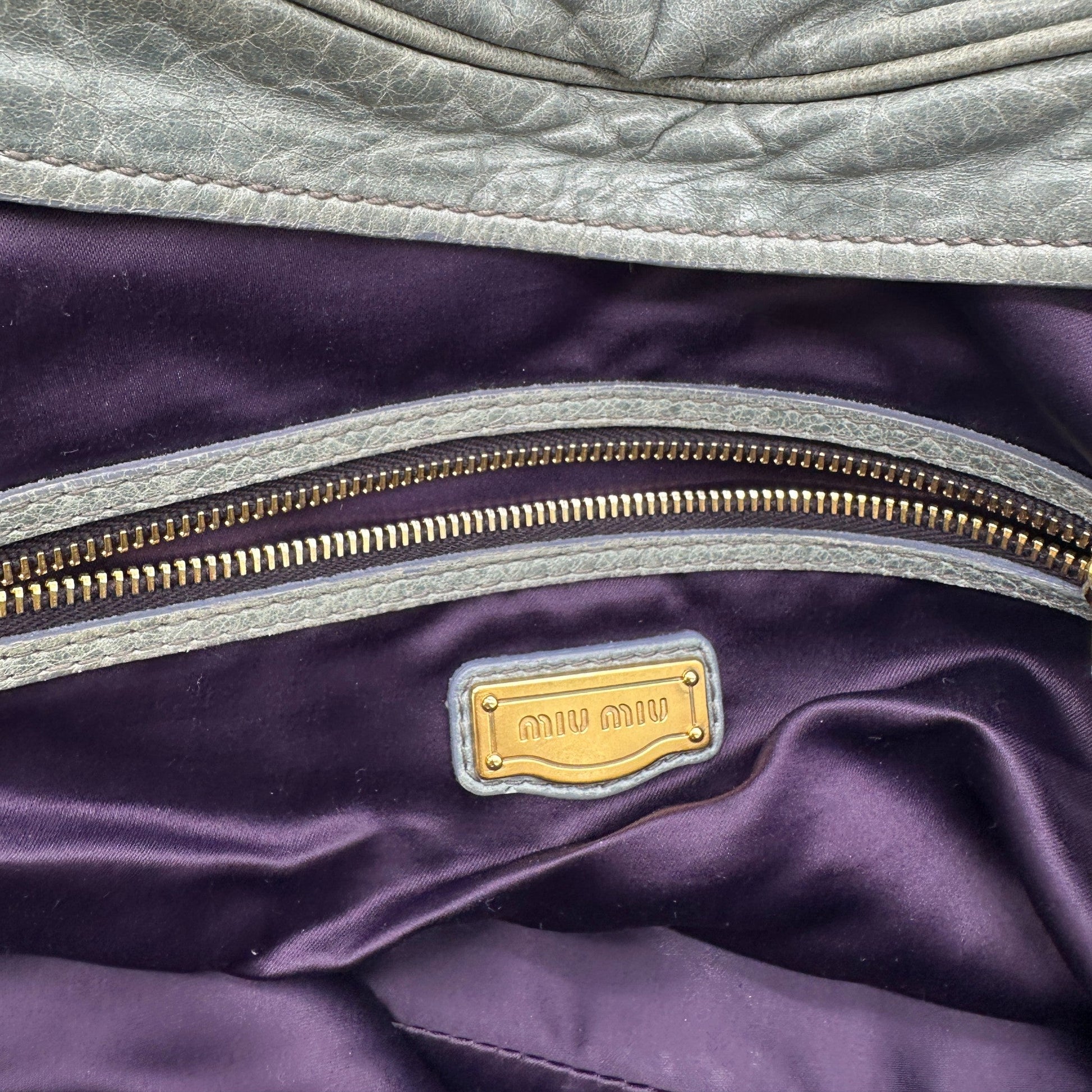 Vintage Miu Miu 2 - Way Nappa Leather Handbag - Thanks it's Vintage