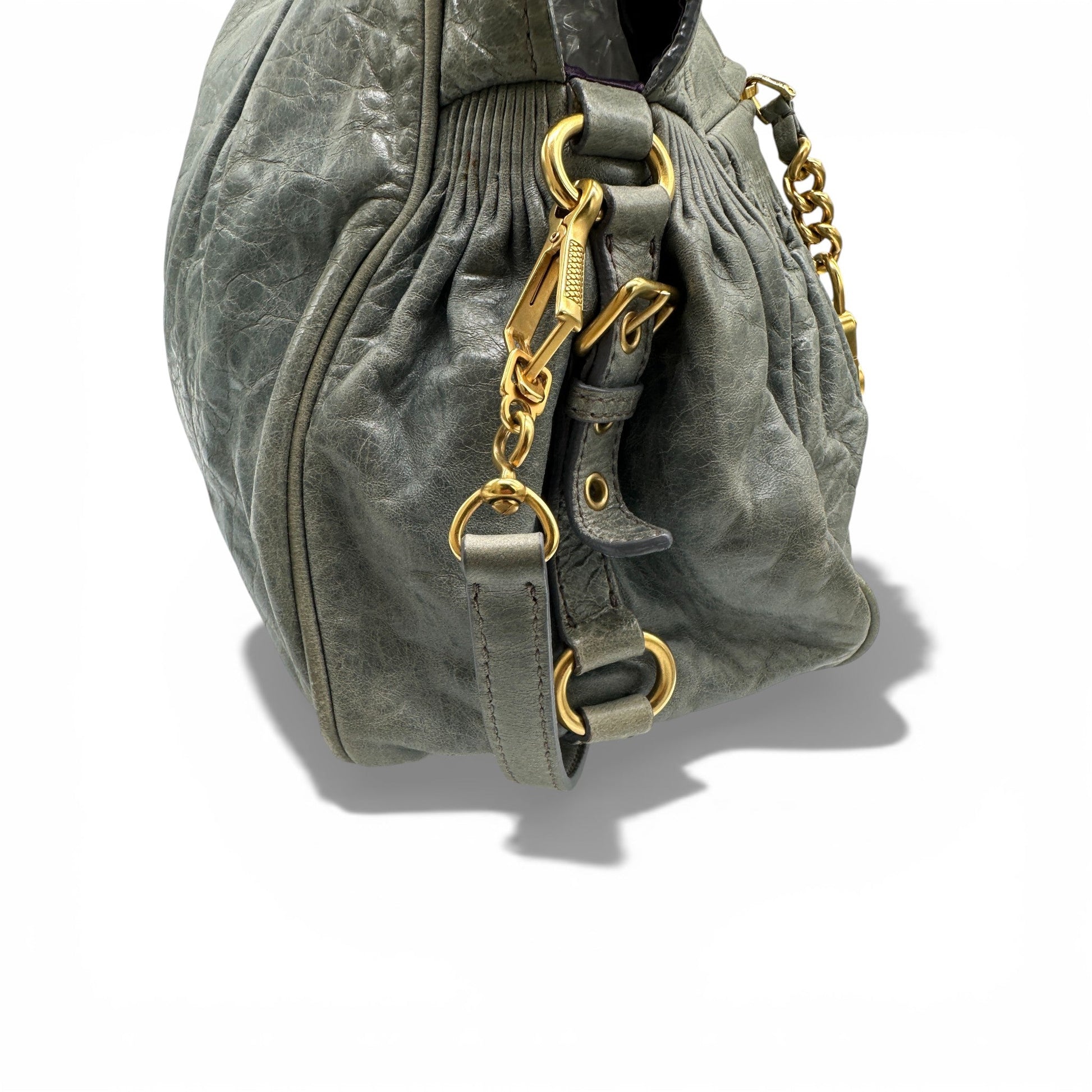 Vintage Miu Miu 2 - Way Nappa Leather Handbag - Thanks it's Vintage