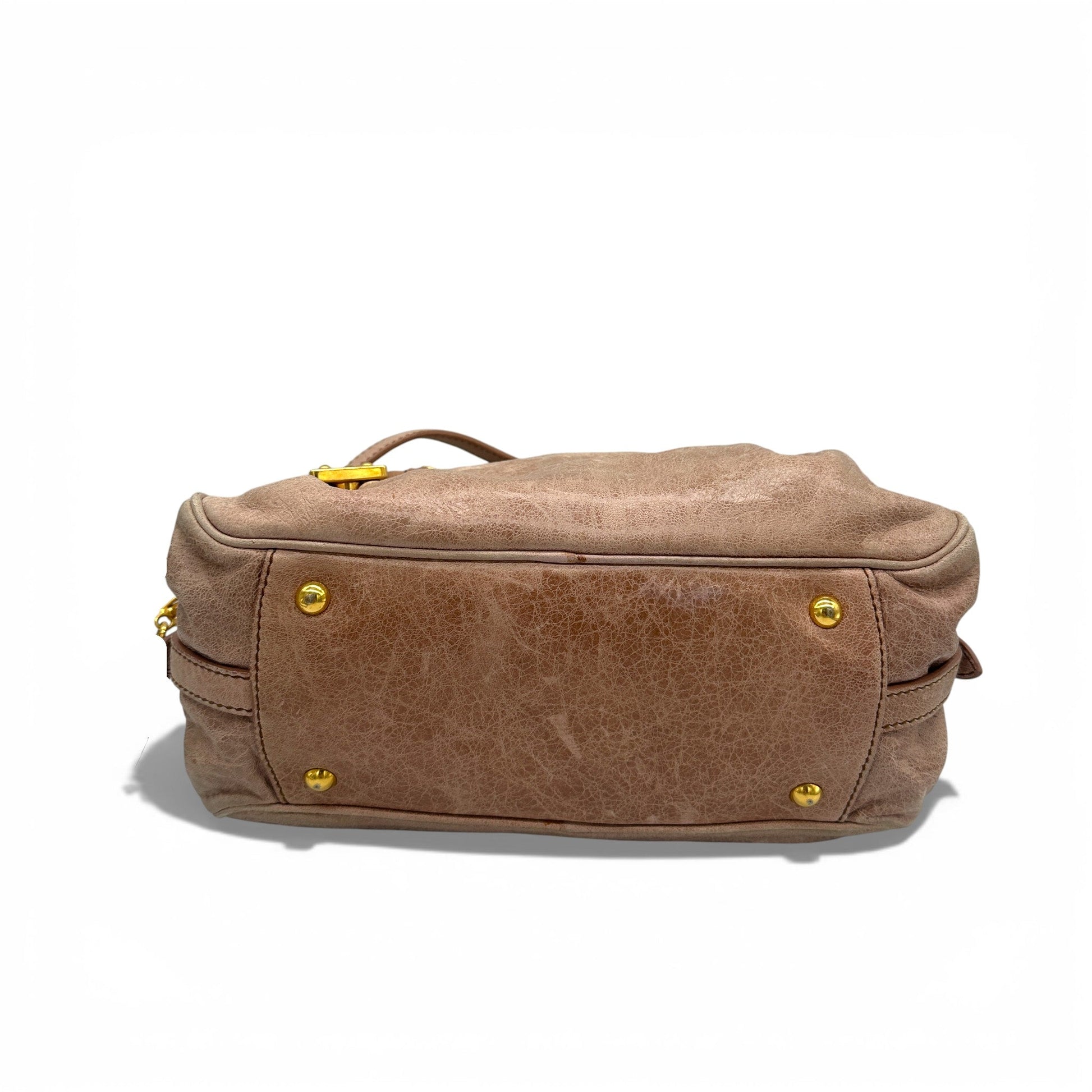 Vintage Miu Miu 2 - Way Nappa Leather Handbag - Thanks it's Vintage