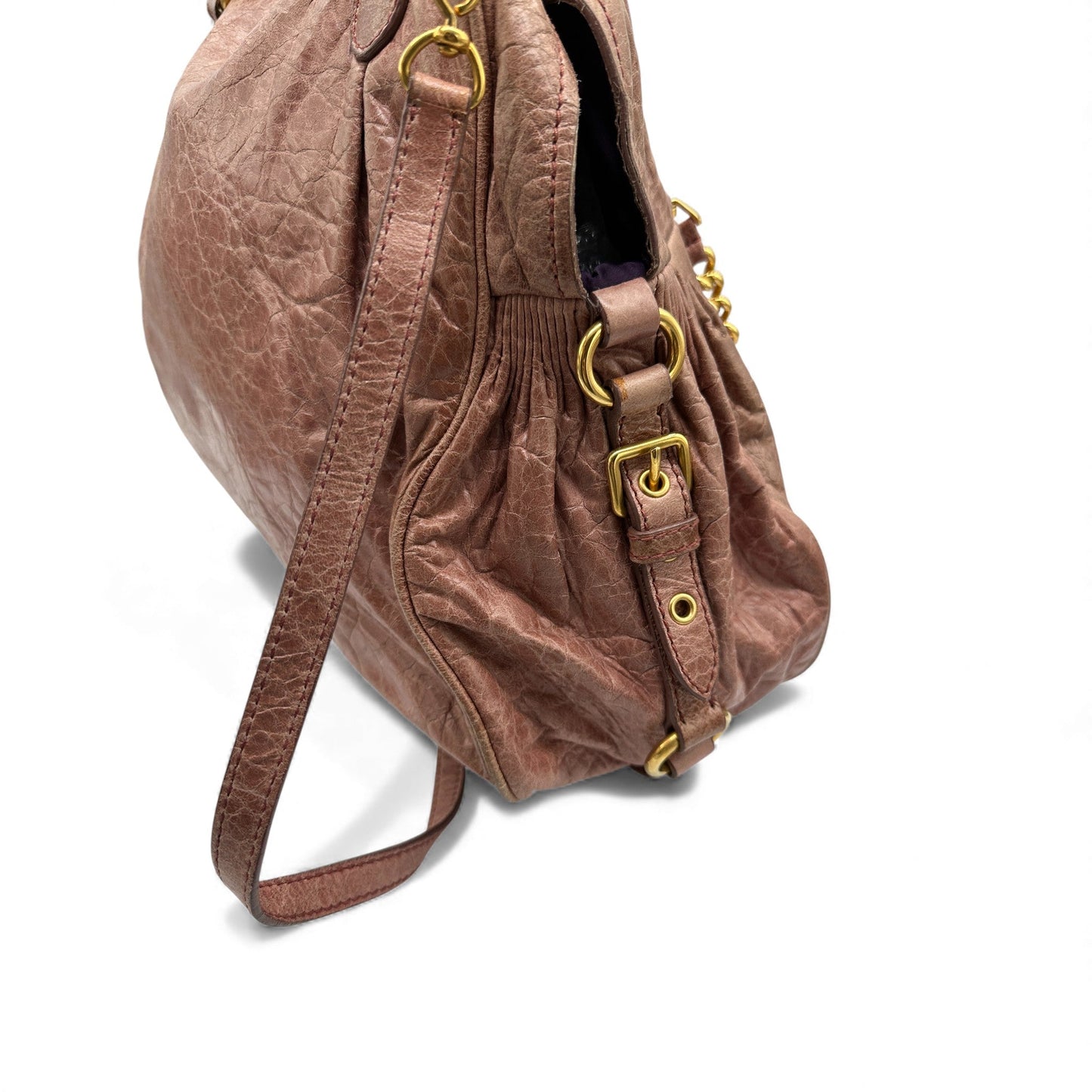 Vintage Miu Miu 2 - Way Nappa Leather Handbag - Thanks it's Vintage