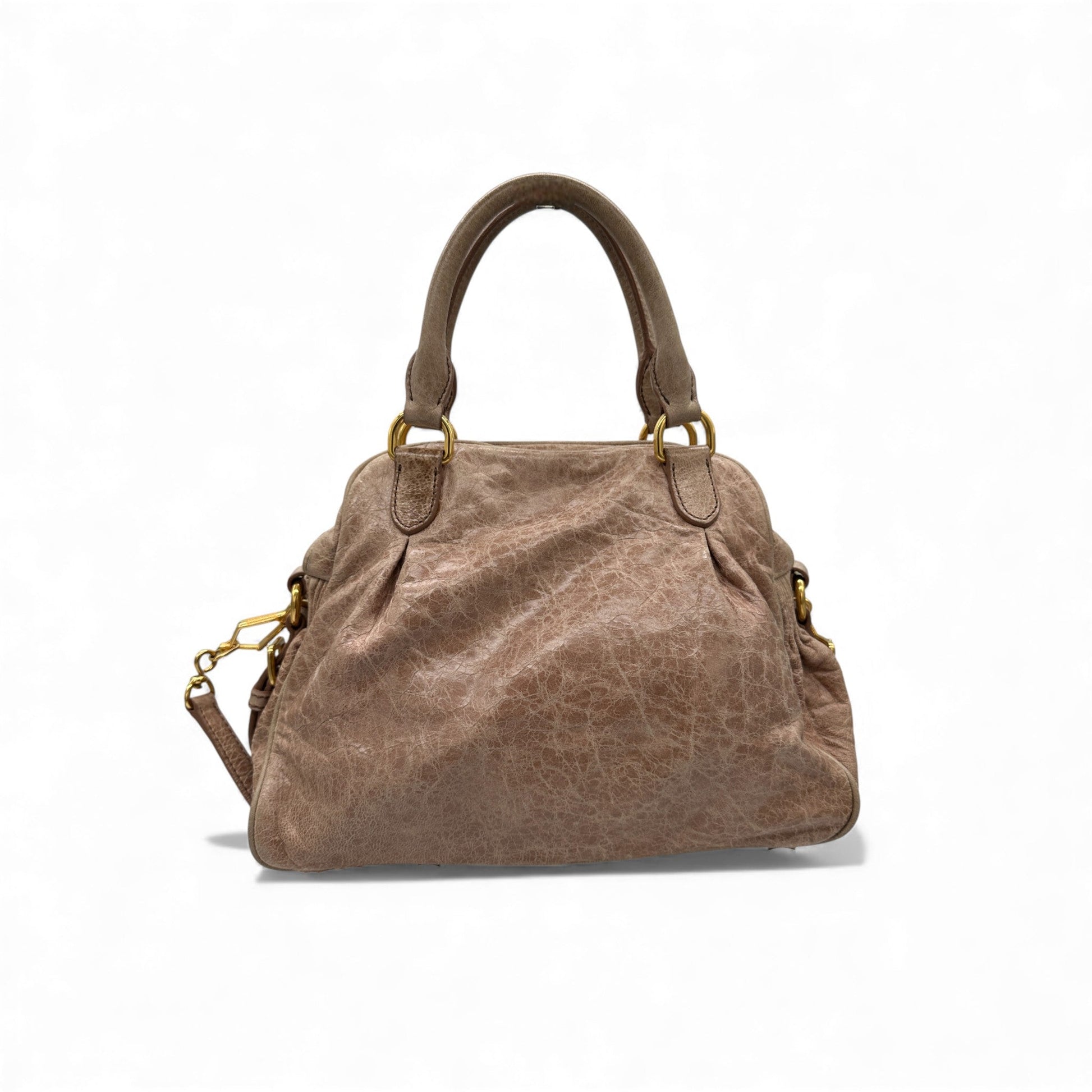 Vintage Miu Miu 2 - Way Nappa Leather Handbag - Thanks it's Vintage