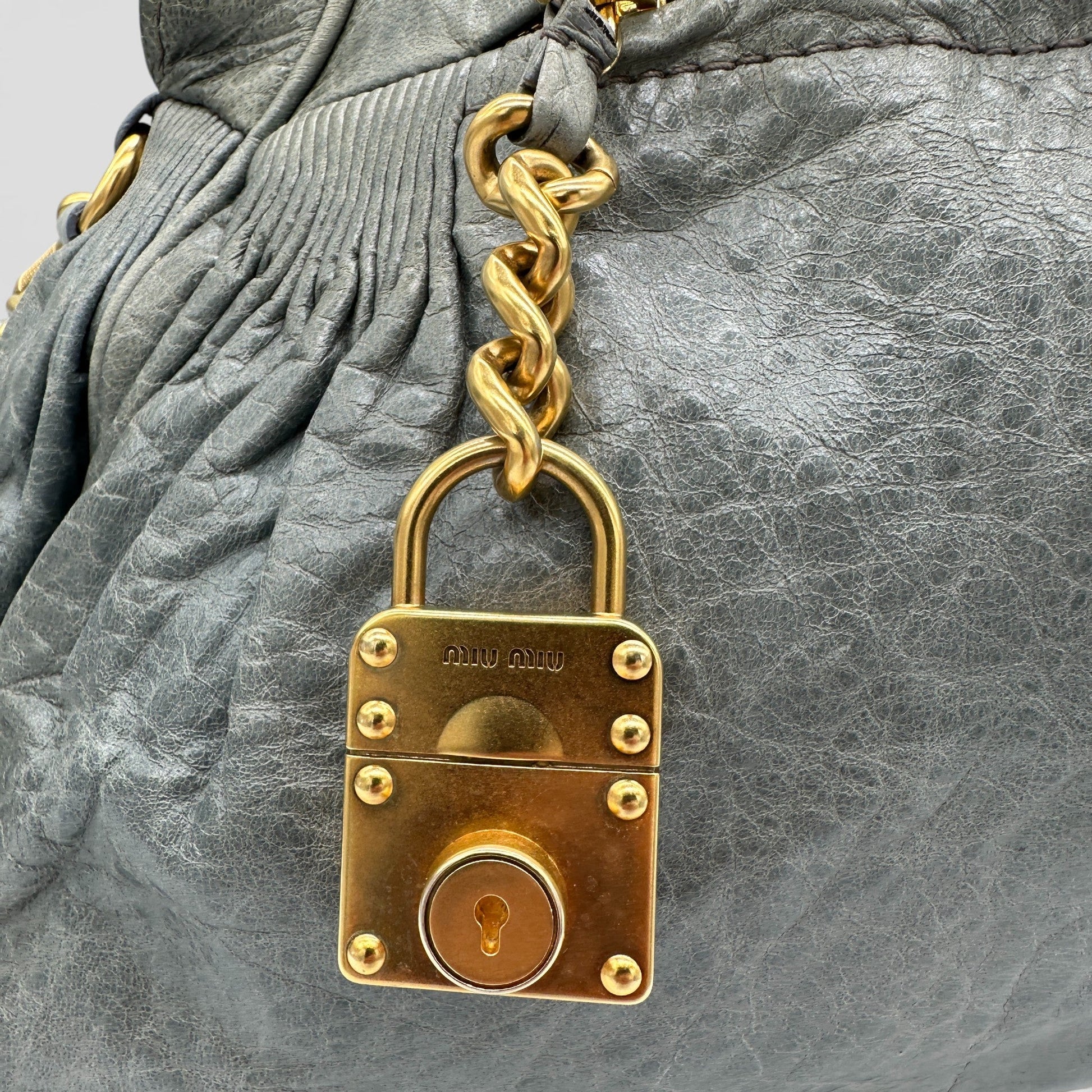 Vintage Miu Miu 2 - Way Nappa Leather Handbag - Thanks it's Vintage