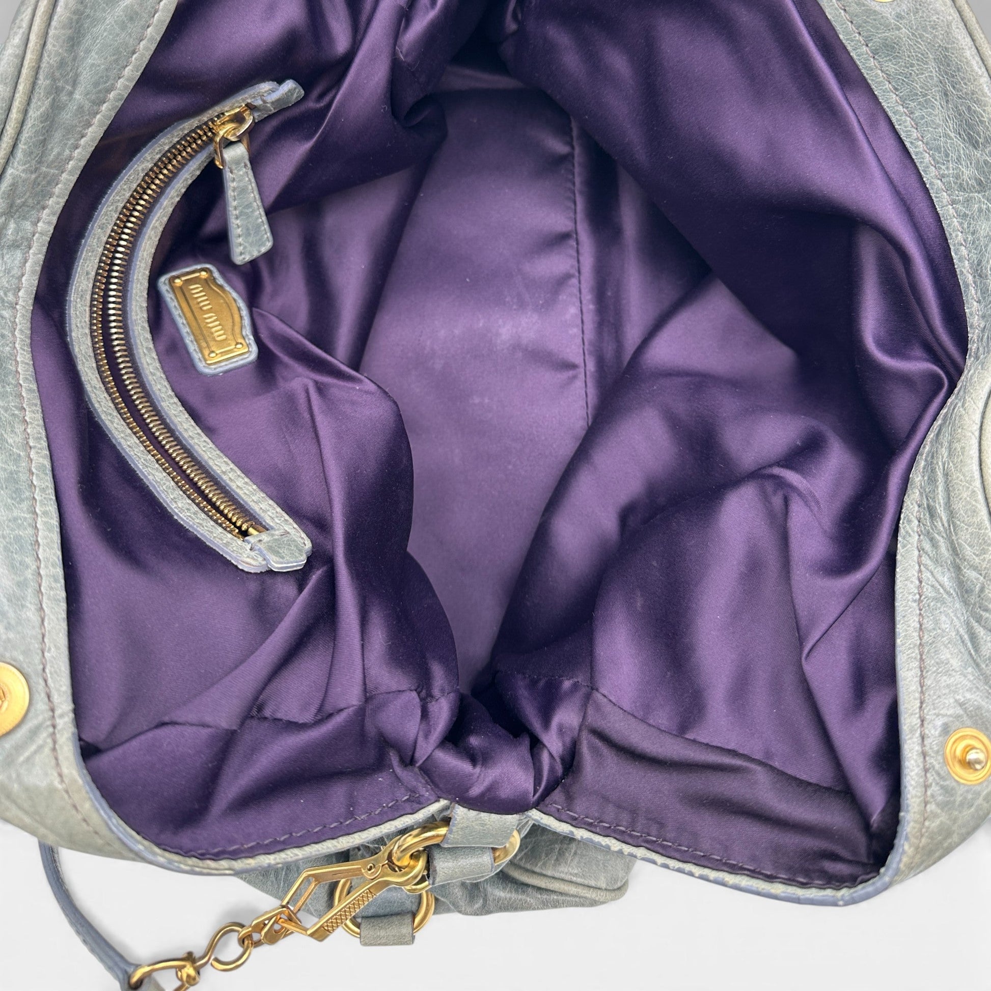 Vintage Miu Miu 2 - Way Nappa Leather Handbag - Thanks it's Vintage