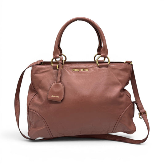 Vintage Miu Miu 2-Way Vitello Shine Handbag - Thanks it's Vintage
