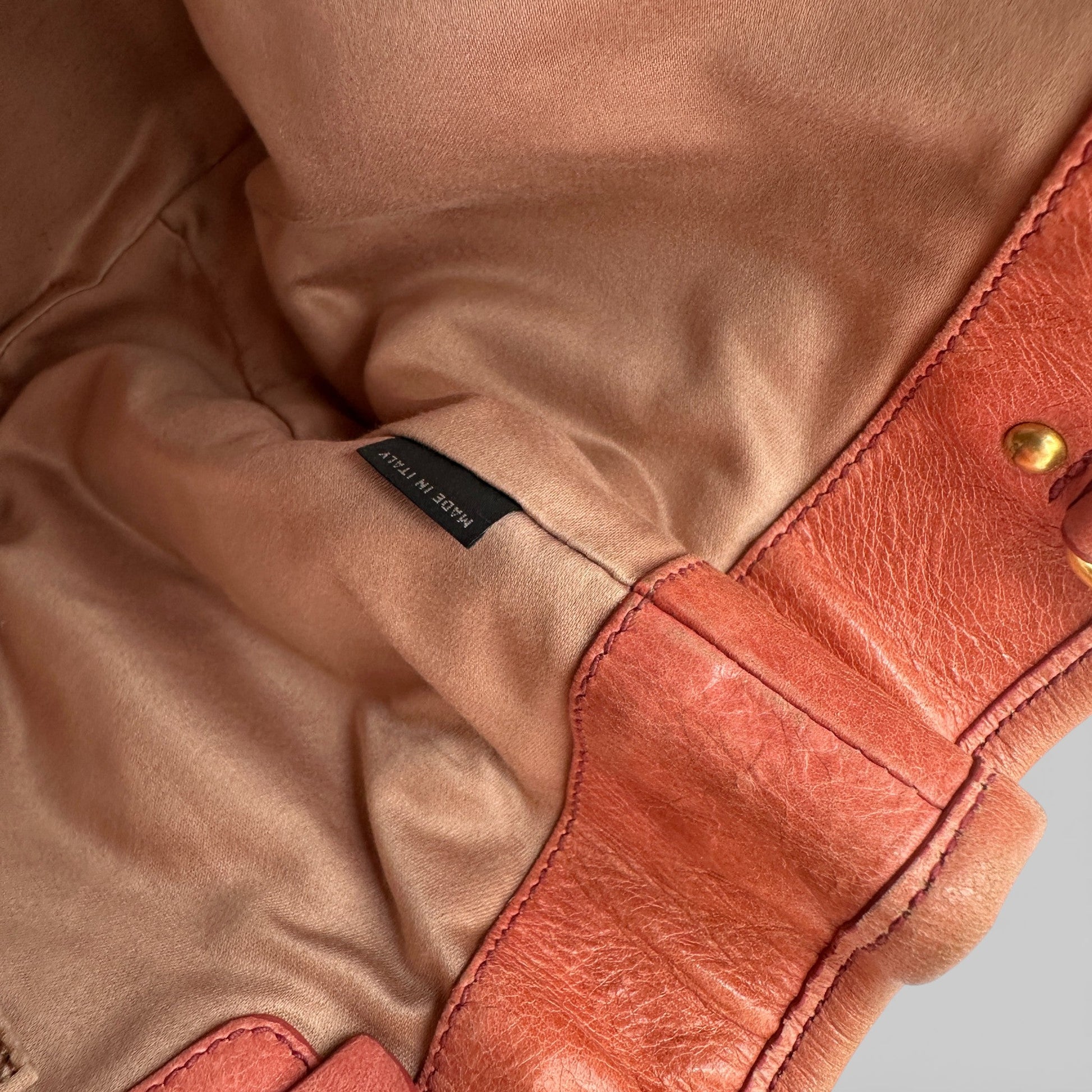 Vintage Miu Miu 2 - Way Vitello Shine Handbag - Thanks it's Vintage