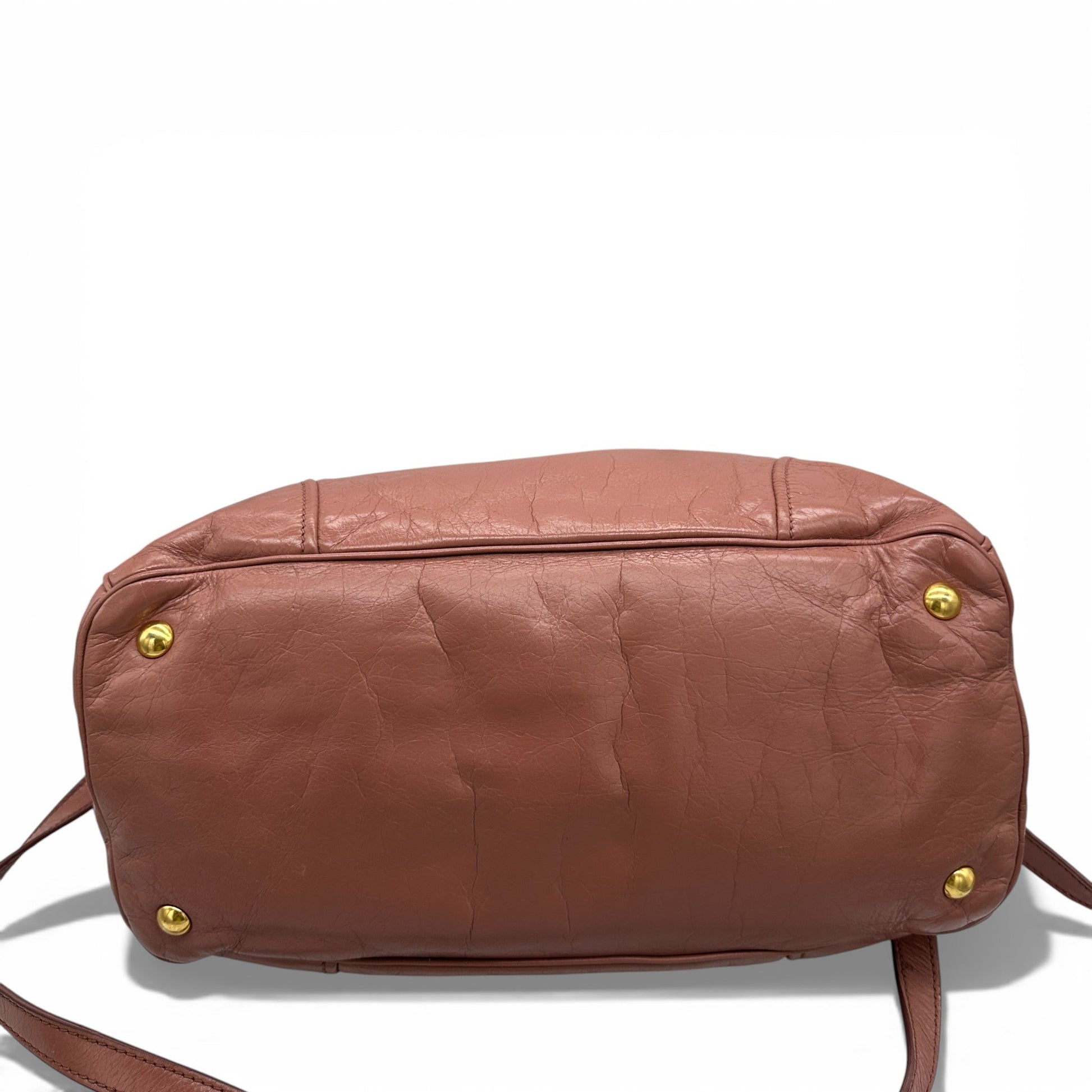 Vintage Miu Miu 2 - Way Vitello Shine Handbag - Thanks it's Vintage