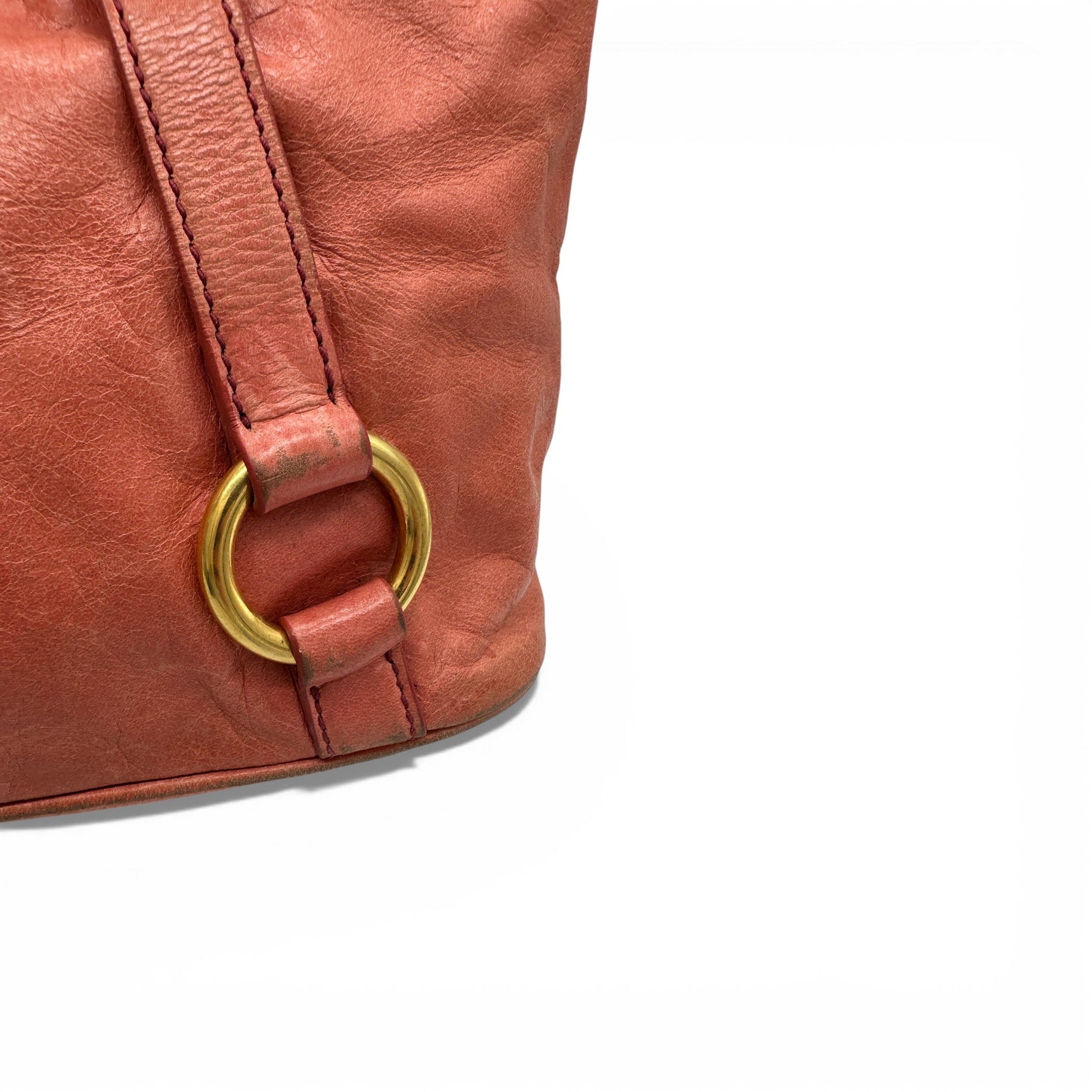 Vintage Miu Miu 2 - Way Vitello Shine Handbag - Thanks it's Vintage