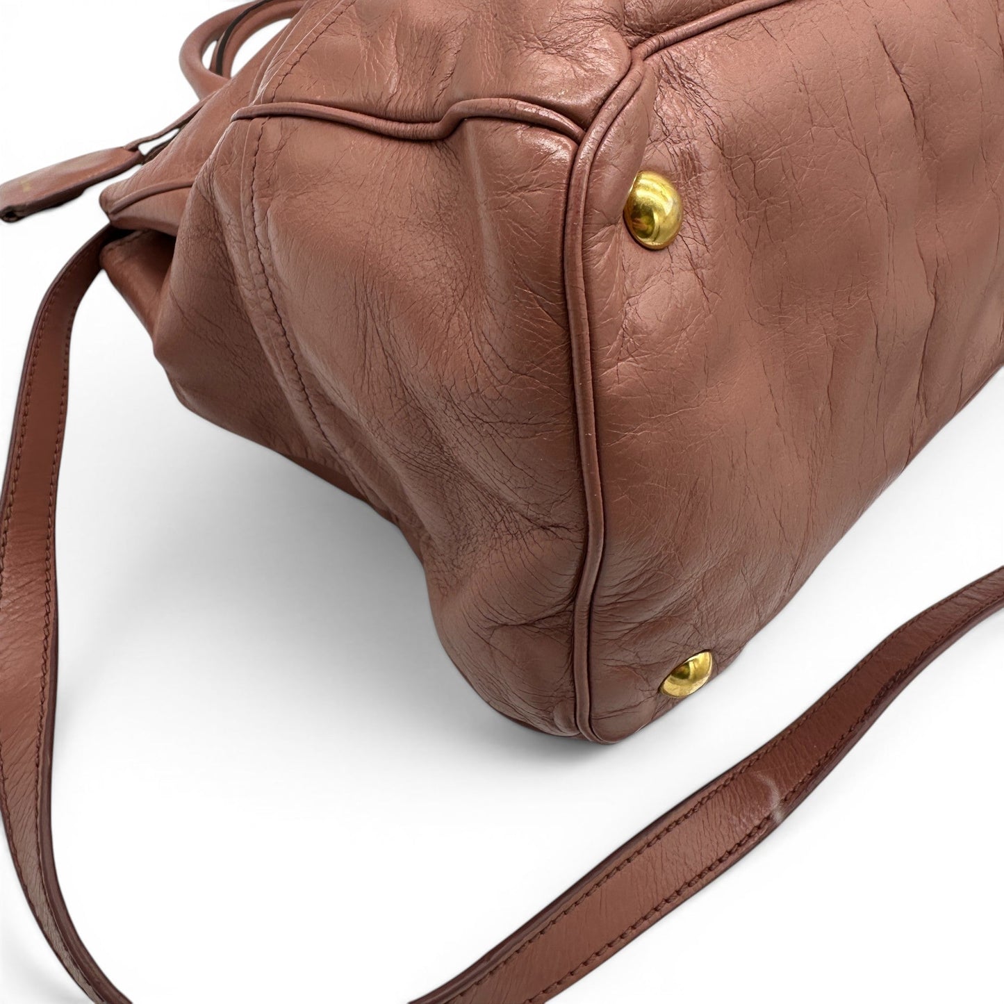 Vintage Miu Miu 2-Way Vitello Shine Handbag - Thanks it's Vintage