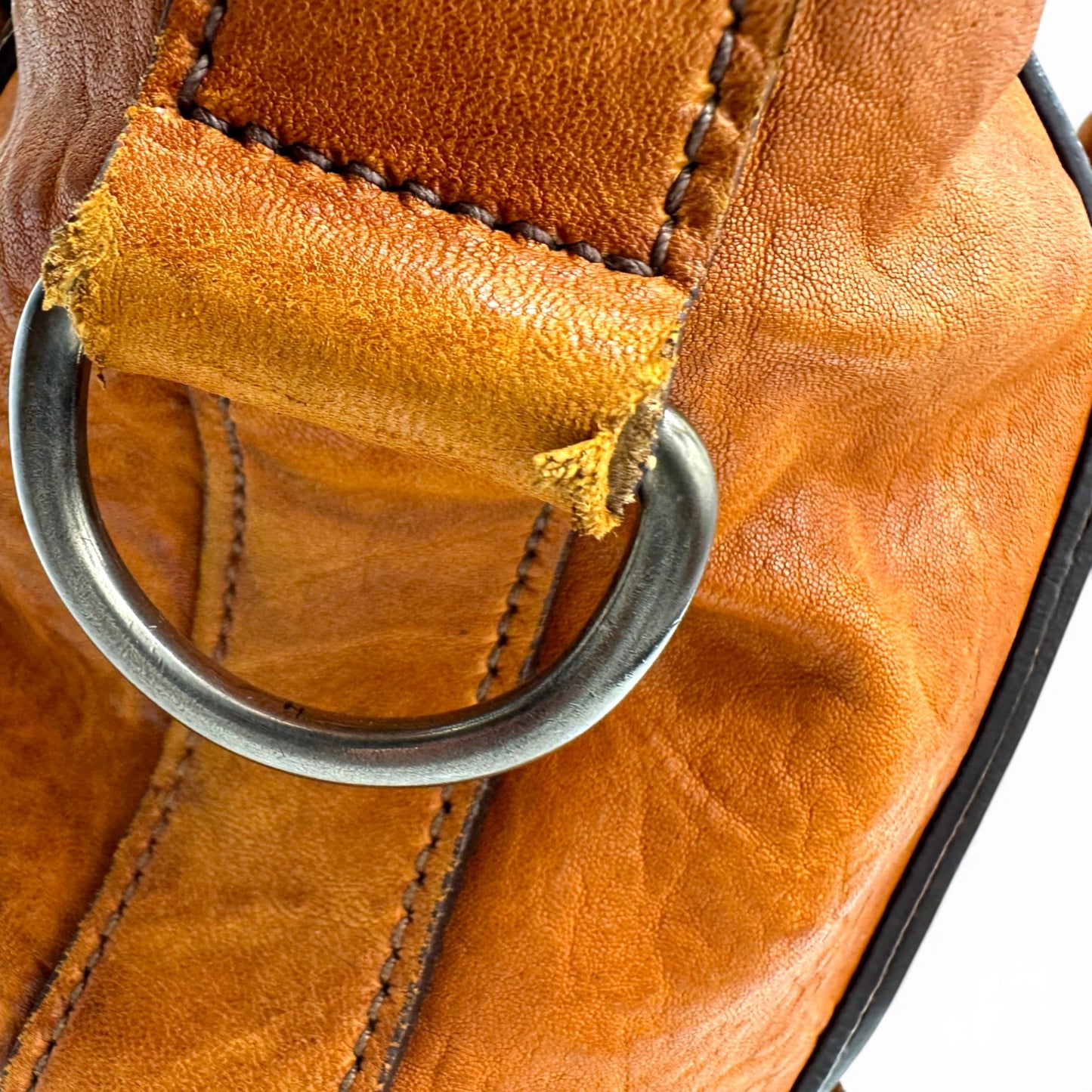 Vintage Miu Miu Brown Hobo Shoulder Bag - Thanks it's Vintage
