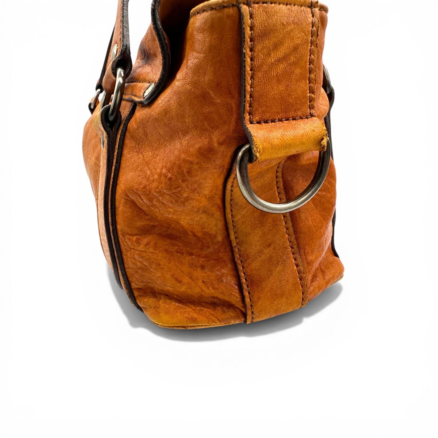 Vintage Miu Miu Brown Hobo Shoulder Bag - Thanks it's Vintage