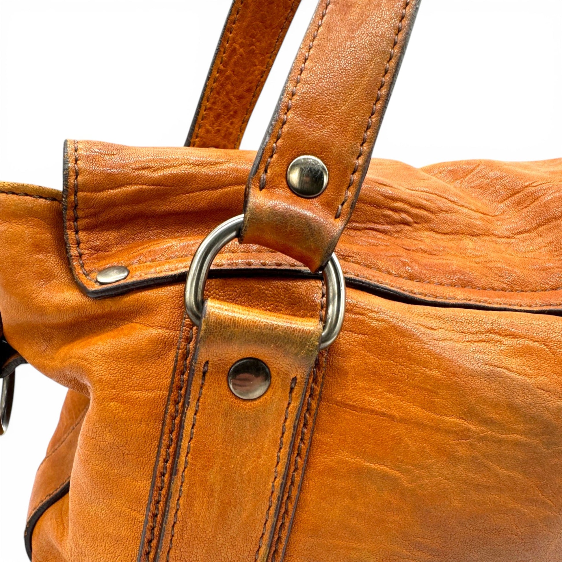 Vintage Miu Miu Brown Hobo Shoulder Bag - Thanks it's Vintage