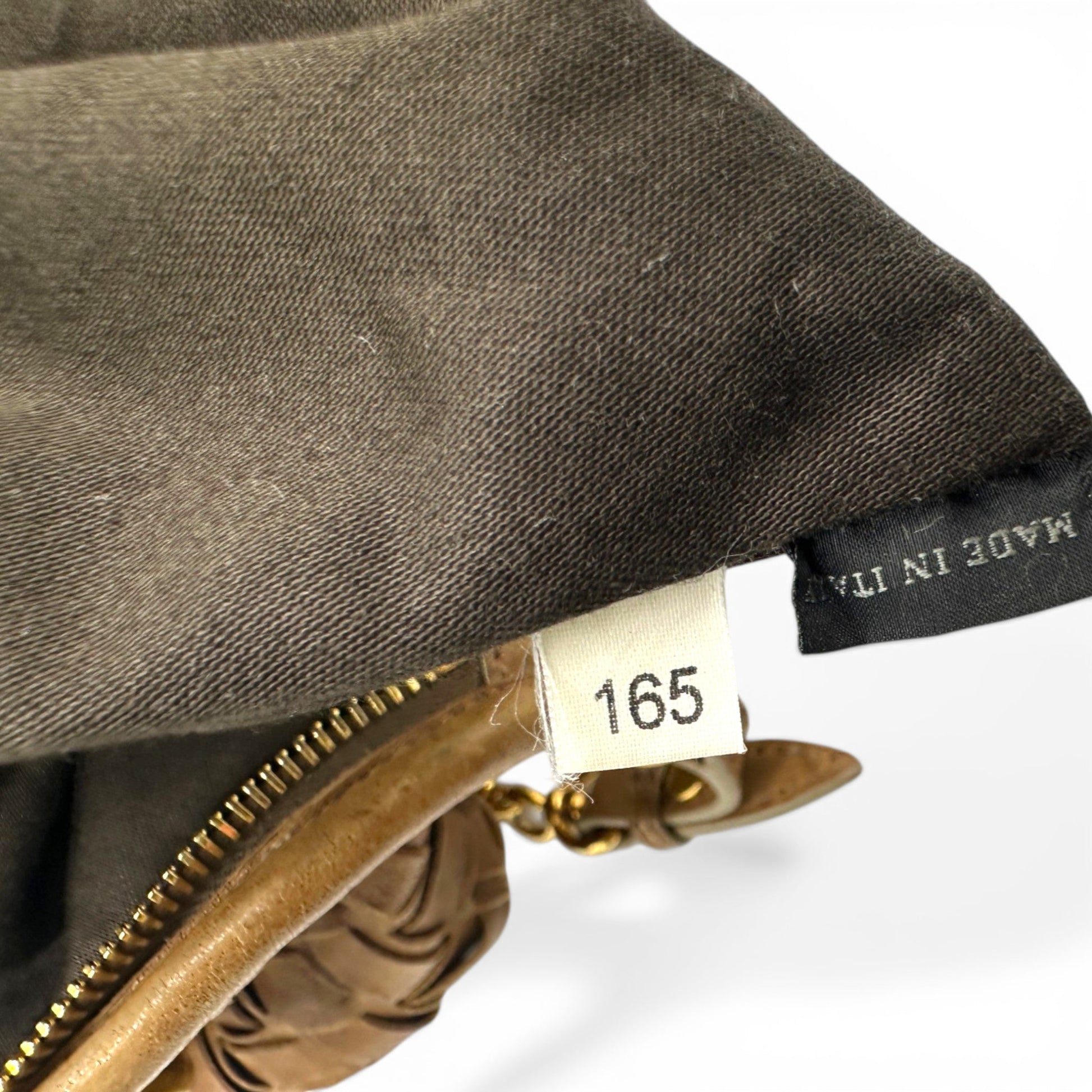 Vintage Miu Miu Fango Intreccio Woven Leather Hobo Bag - Thanks it's Vintage