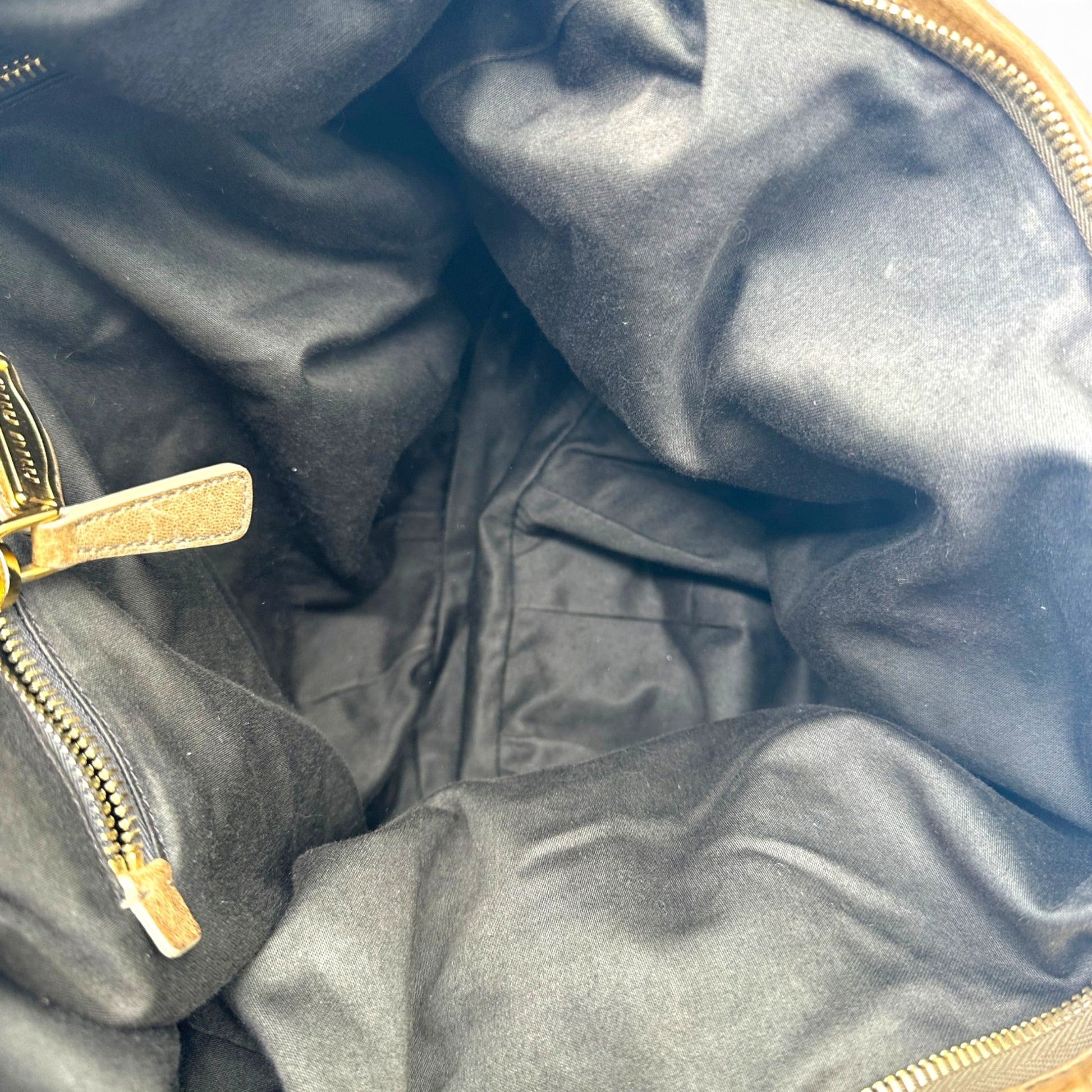 Vintage Miu Miu Fango Intreccio Woven Leather Hobo Bag - Thanks it's Vintage