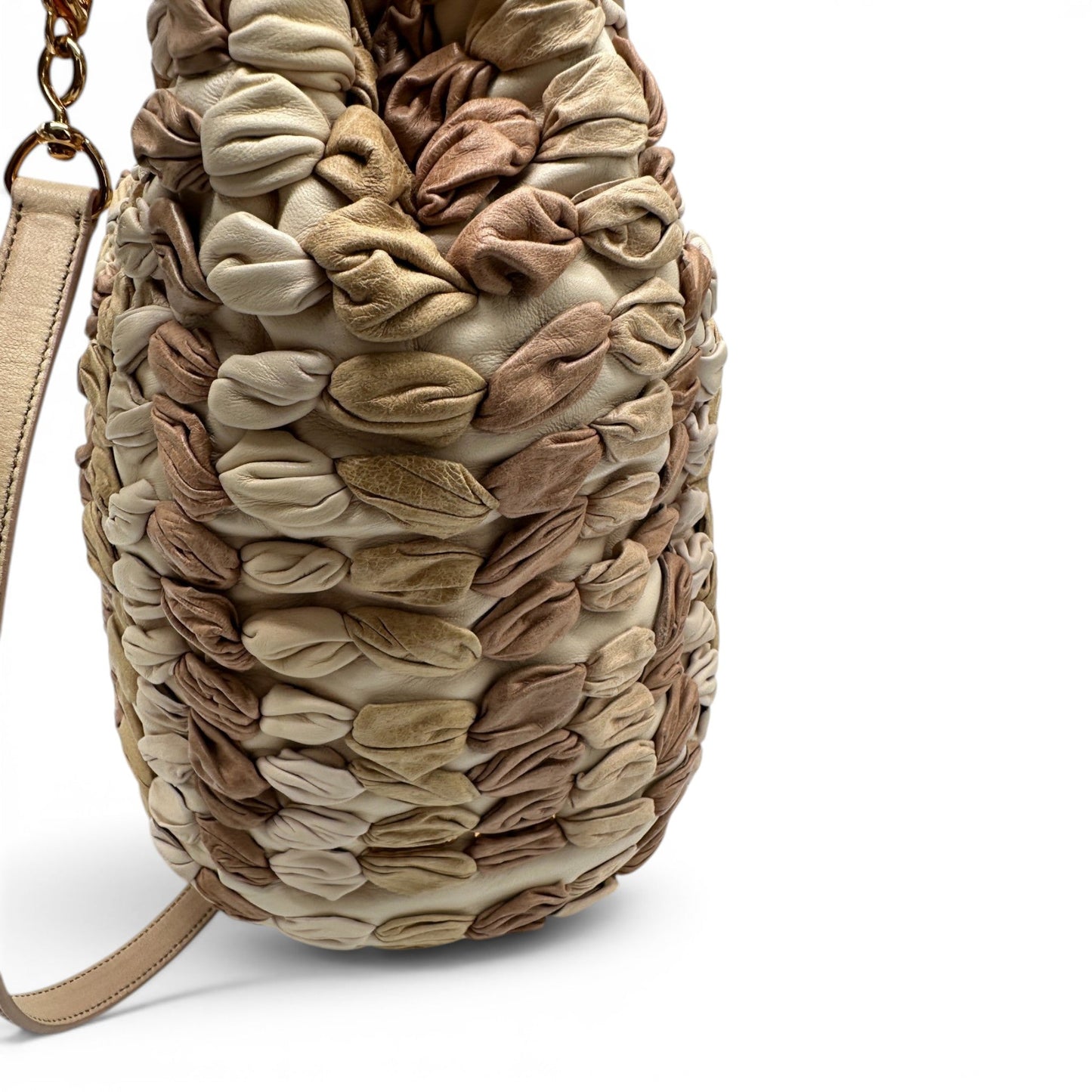 Vintage Miu Miu Multicolour Woven Leather Tote - Thanks it's Vintage