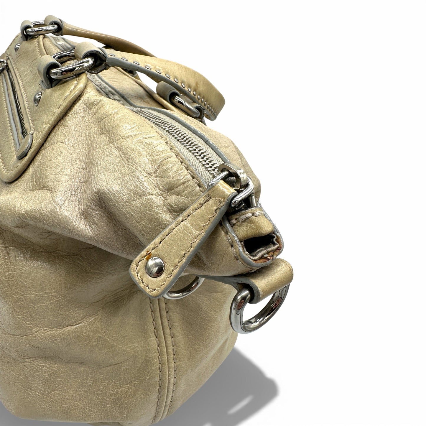 Vintage Miu Miu Vitello 2 - Way Handbag - Thanks it's Vintage