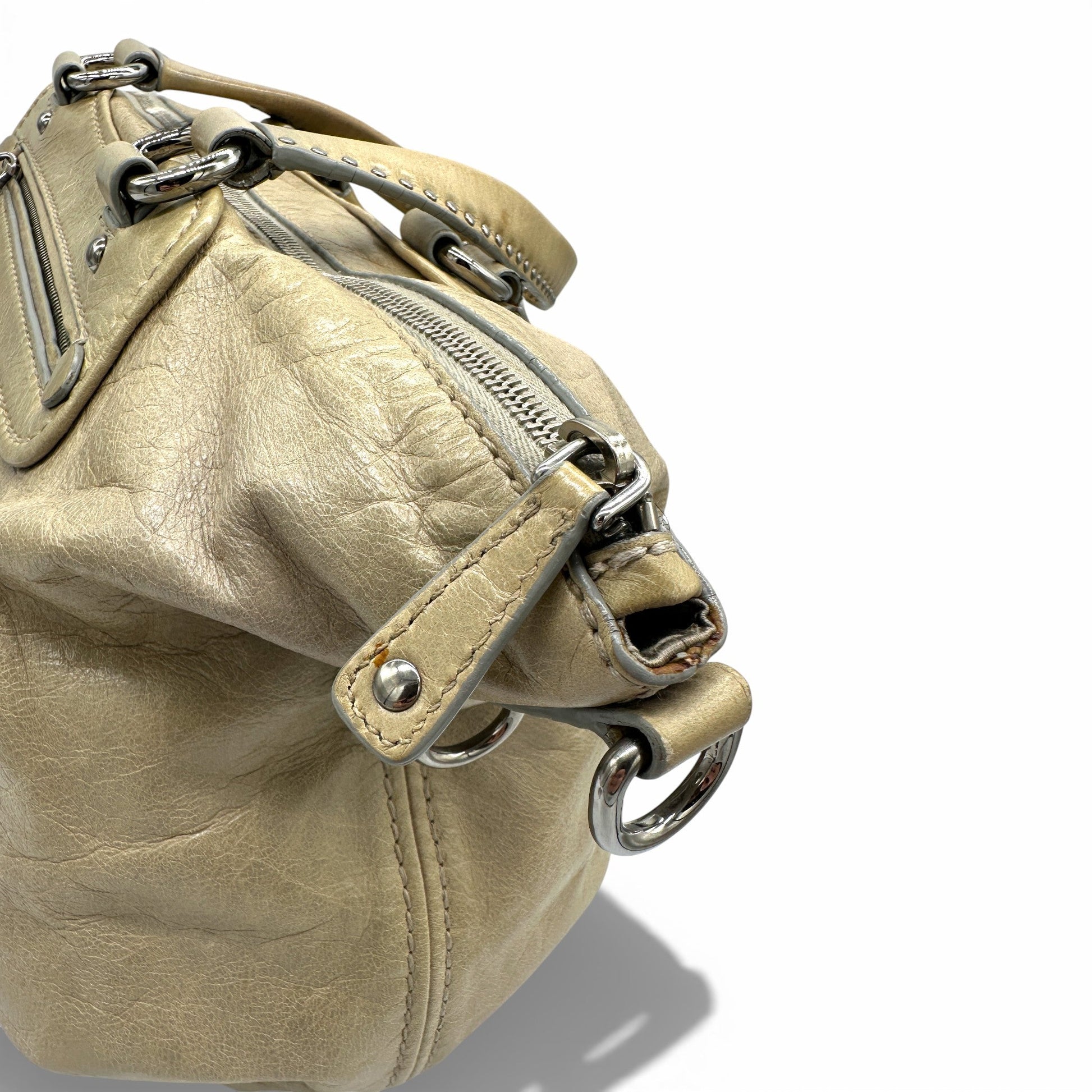 Vintage Miu Miu Vitello 2 - Way Handbag - Thanks it's Vintage