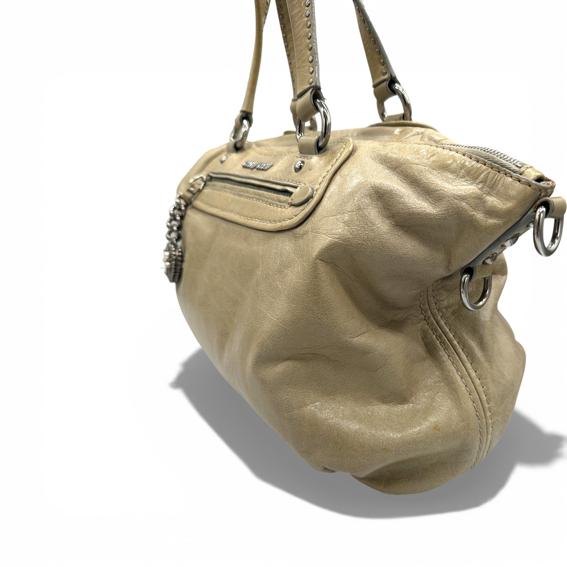 Vintage Miu Miu Vitello 2 - Way Handbag - Thanks it's Vintage