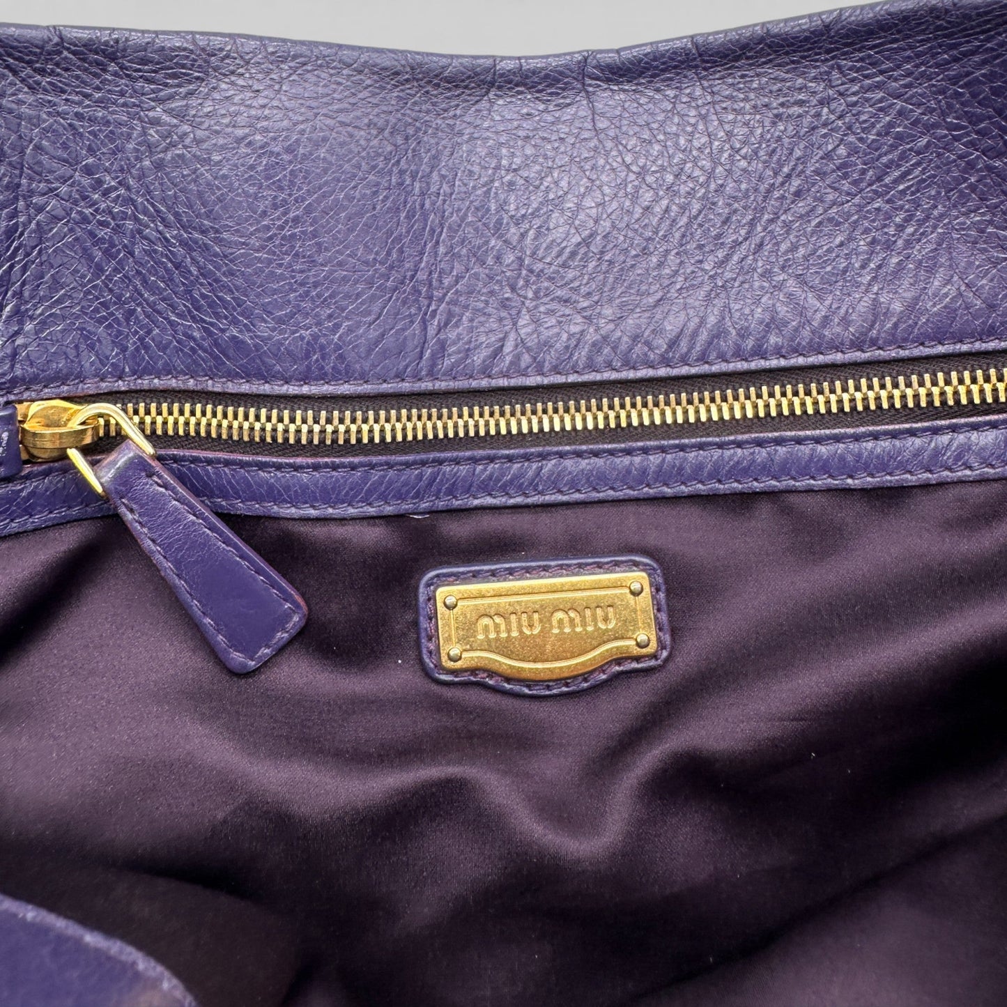 Vintage Miu Miu Vitello Bow Hobo Shoulder Bag - Thanks it's Vintage