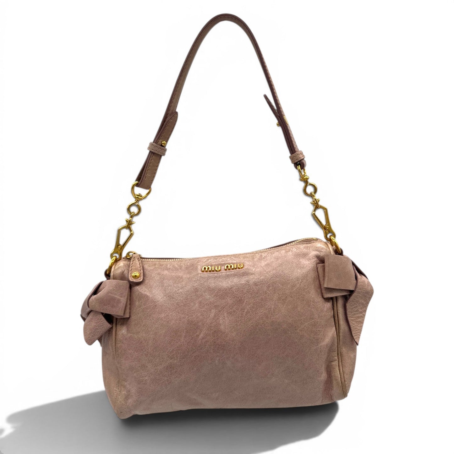 Vintage Miu Miu Vitello Leather Mini Shoulder Bag - Thanks it's Vintage