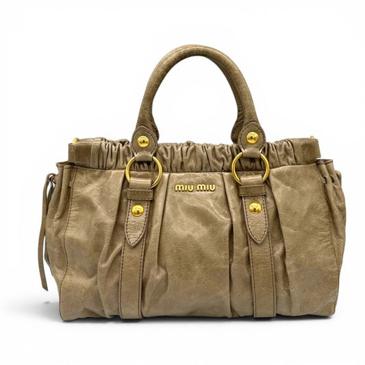 Vintage Miu Miu Vitello Lux Handbag - Thanks it's Vintage