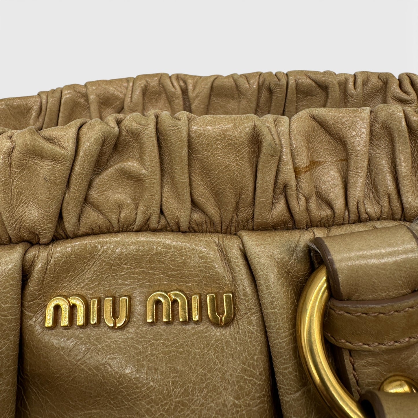 Vintage Miu Miu Vitello Shine 2 - Way Handbag - Thanks it's Vintage