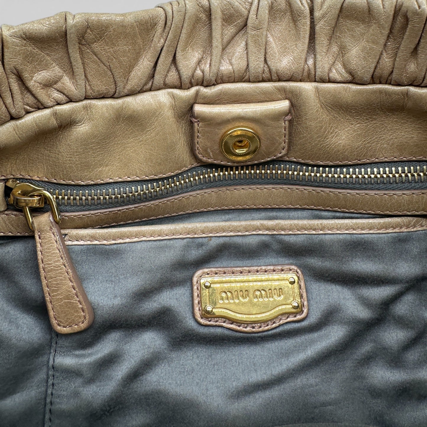 Vintage Miu Miu Vitello Shine 2 - Way Handbag - Thanks it's Vintage