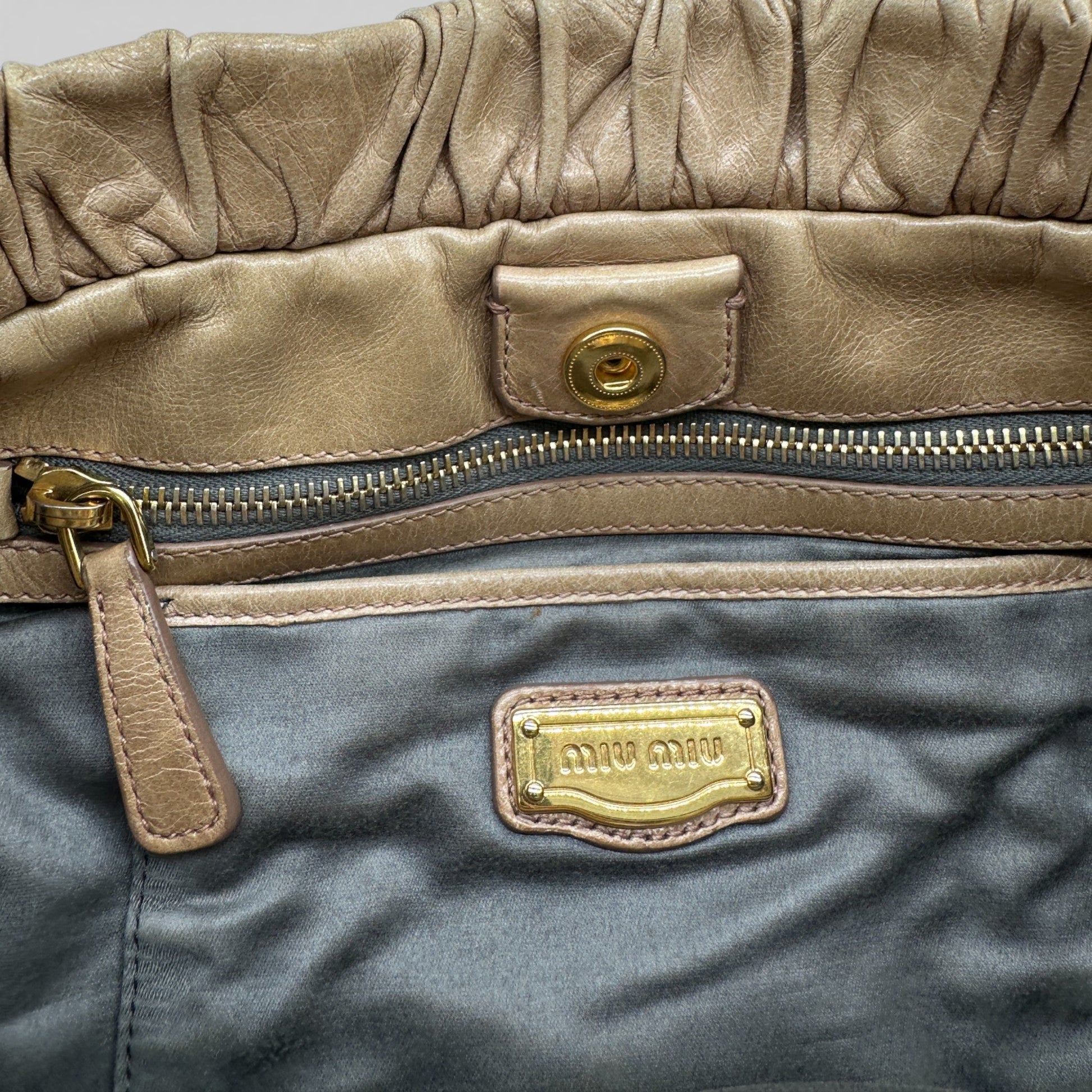 Vintage Miu Miu Vitello Shine 2 - Way Handbag - Thanks it's Vintage