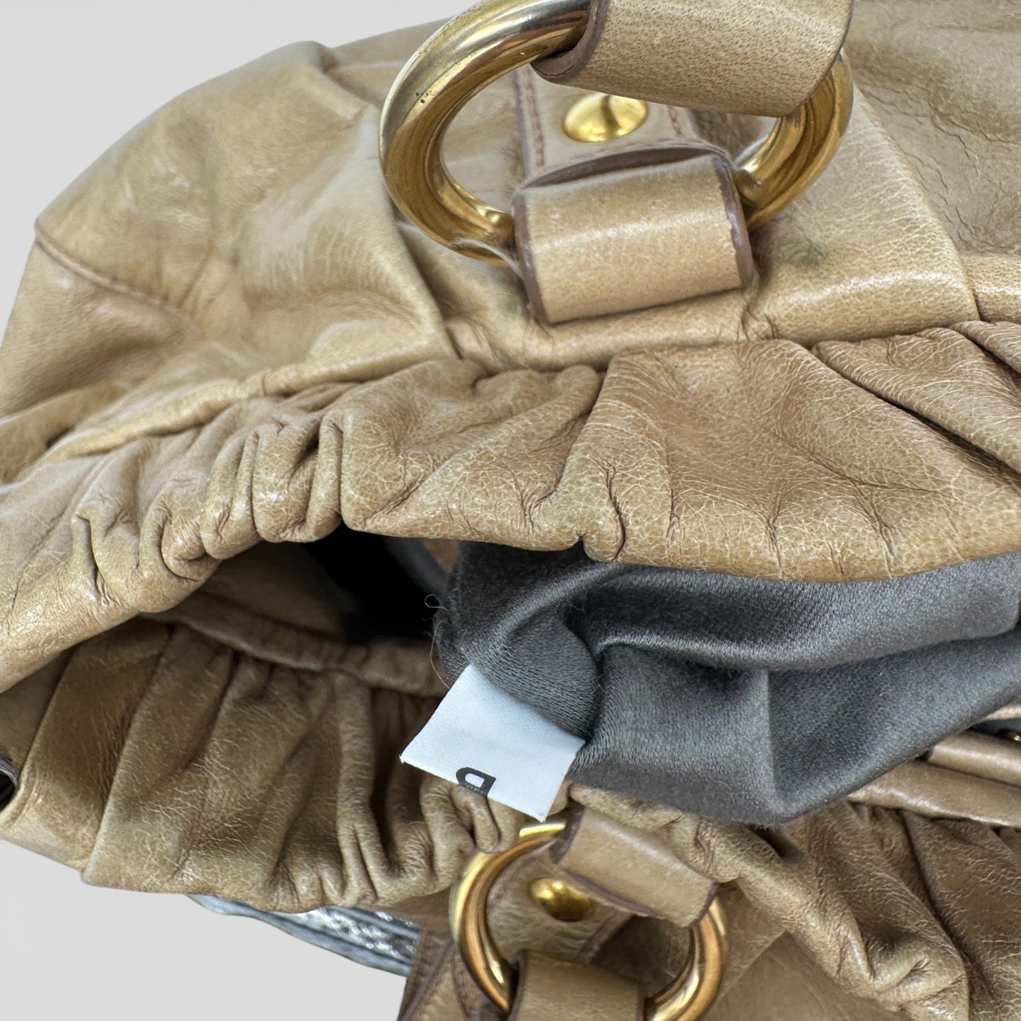 Vintage Miu Miu Vitello Shine 2 - Way Handbag - Thanks it's Vintage