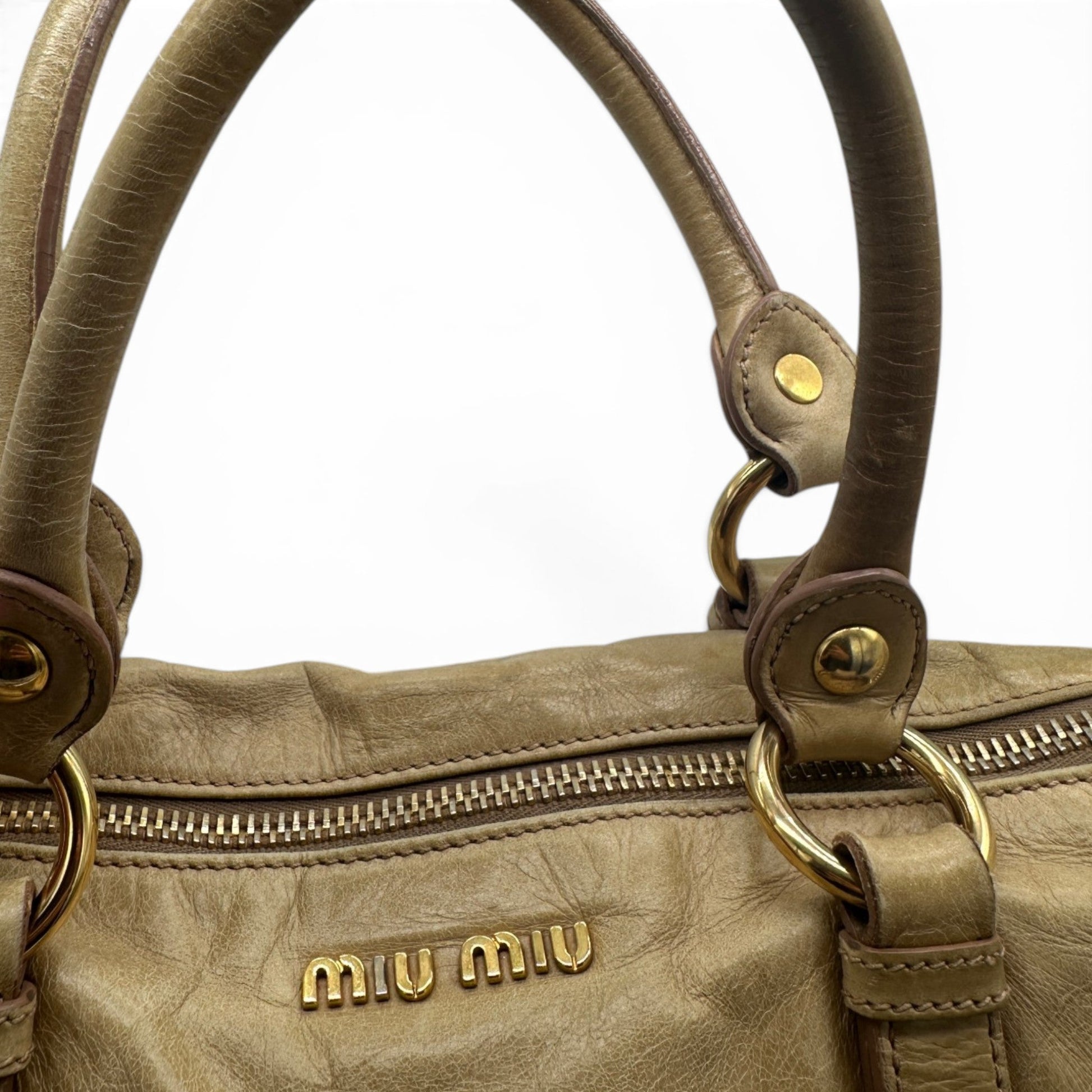 Vintage Miu Miu Vitello Shine Handbag - Thanks it's Vintage
