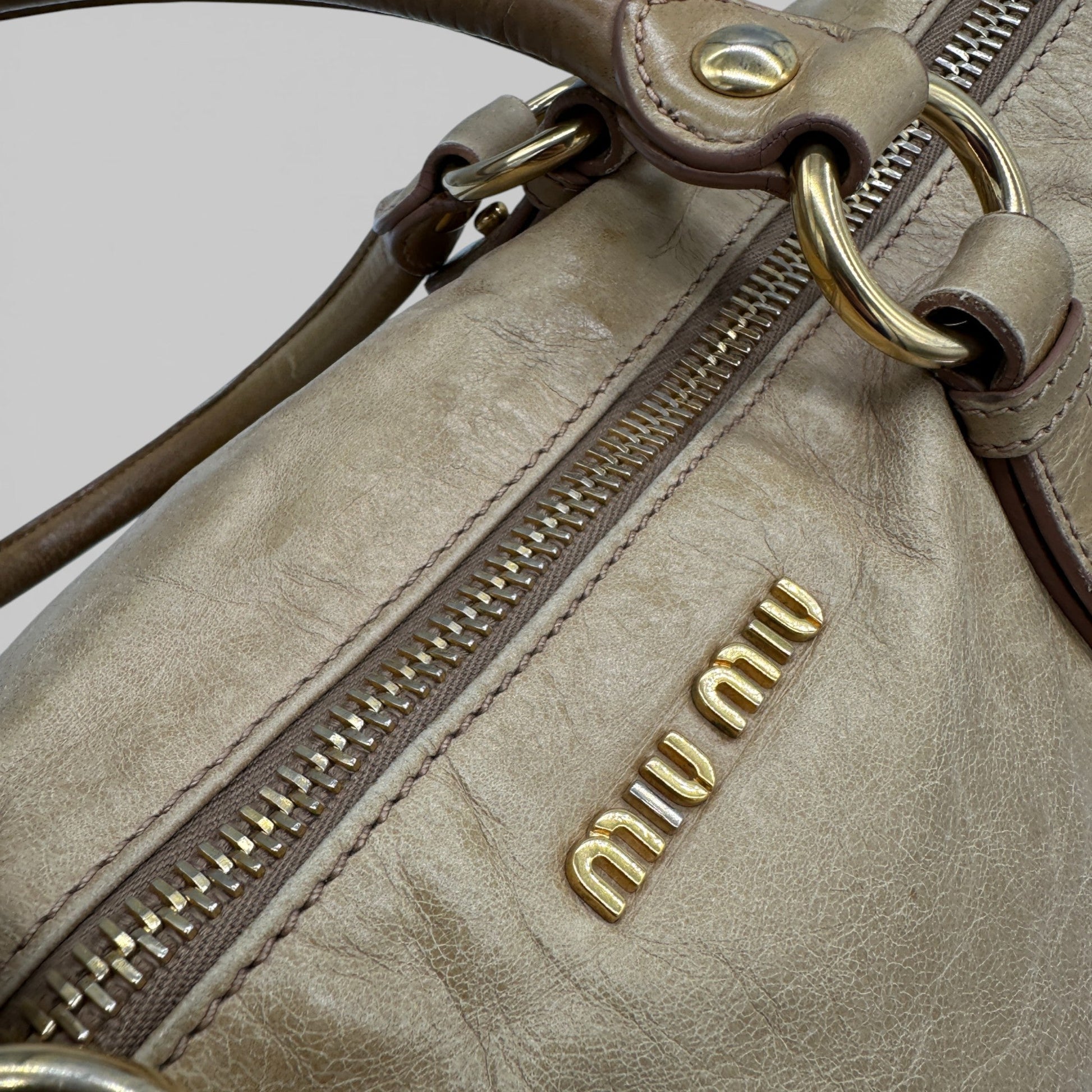 Vintage Miu Miu Vitello Shine Handbag - Thanks it's Vintage