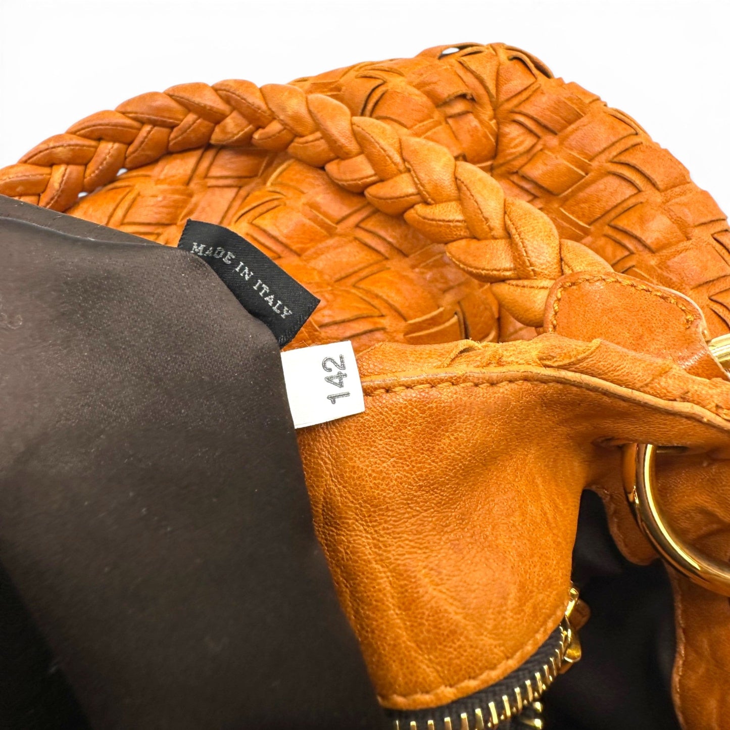 Vintage Miu Miu Woven Leather Hobo Bag - Thanks it's Vintage