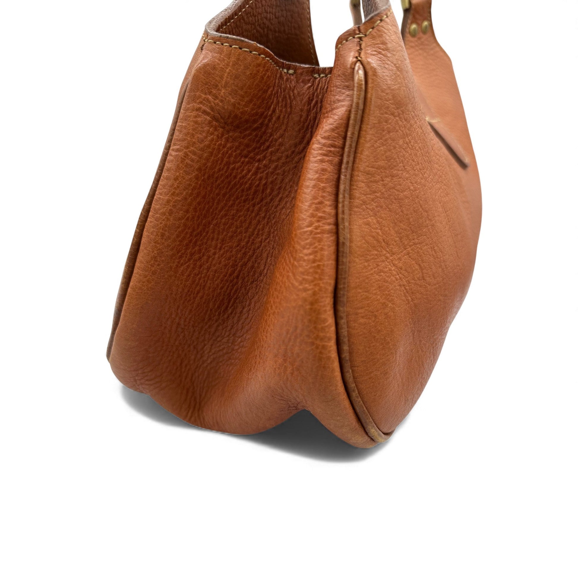 Vintage Mulberry Triple Turnlock Brown Shoulder Bag - Thanks it's Vintage