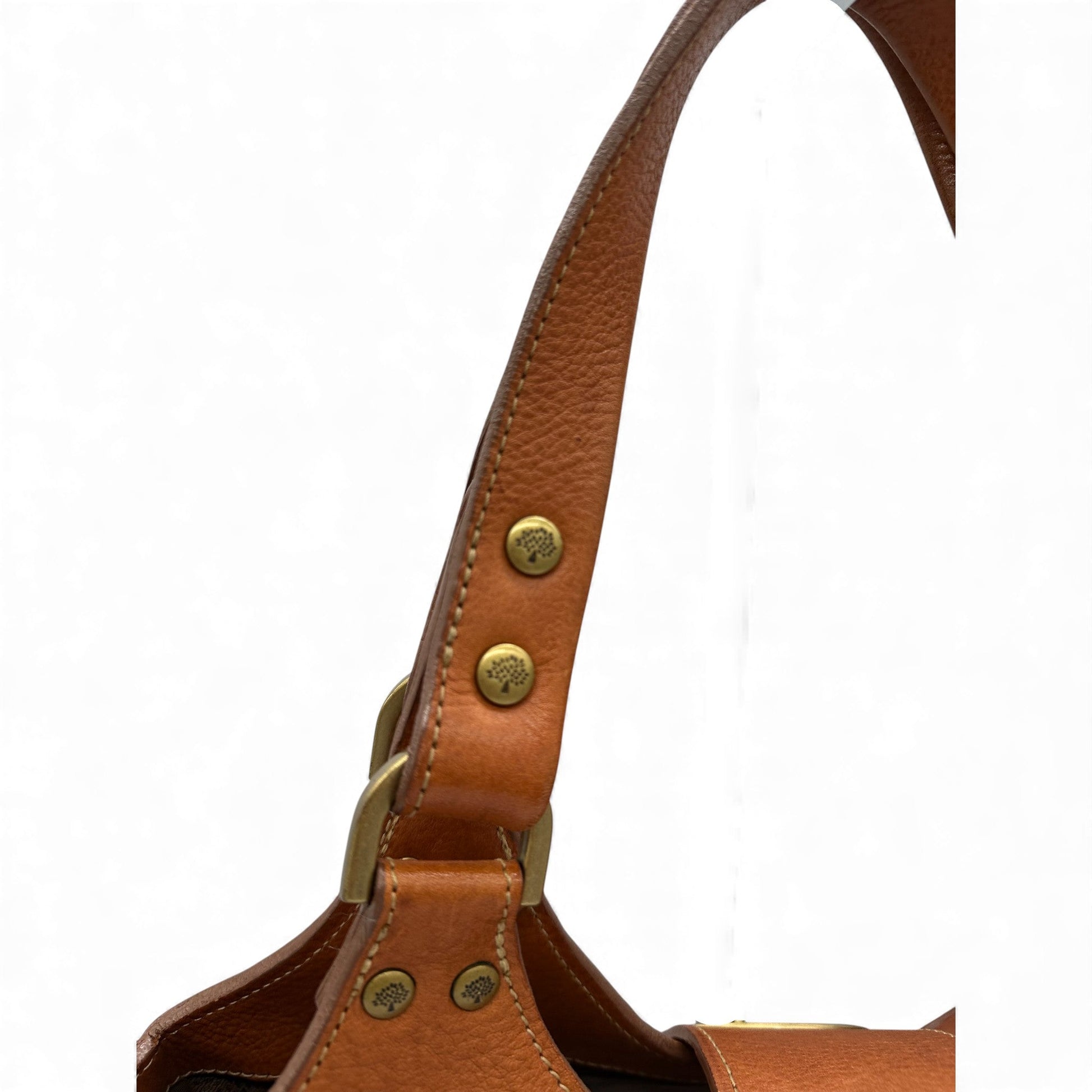 Vintage Mulberry Triple Turnlock Brown Shoulder Bag - Thanks it's Vintage