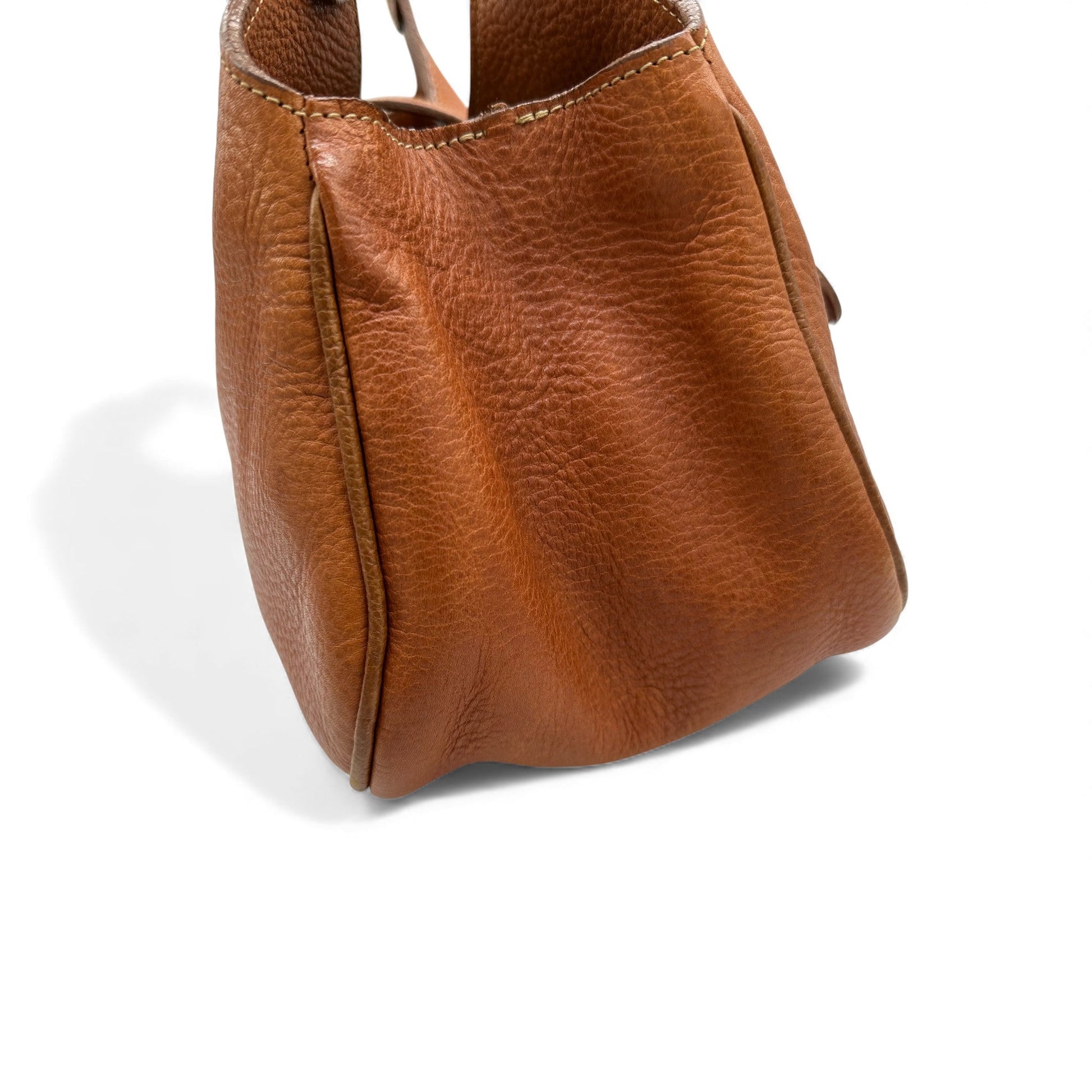 Vintage Mulberry Triple Turnlock Brown Shoulder Bag - Thanks it's Vintage