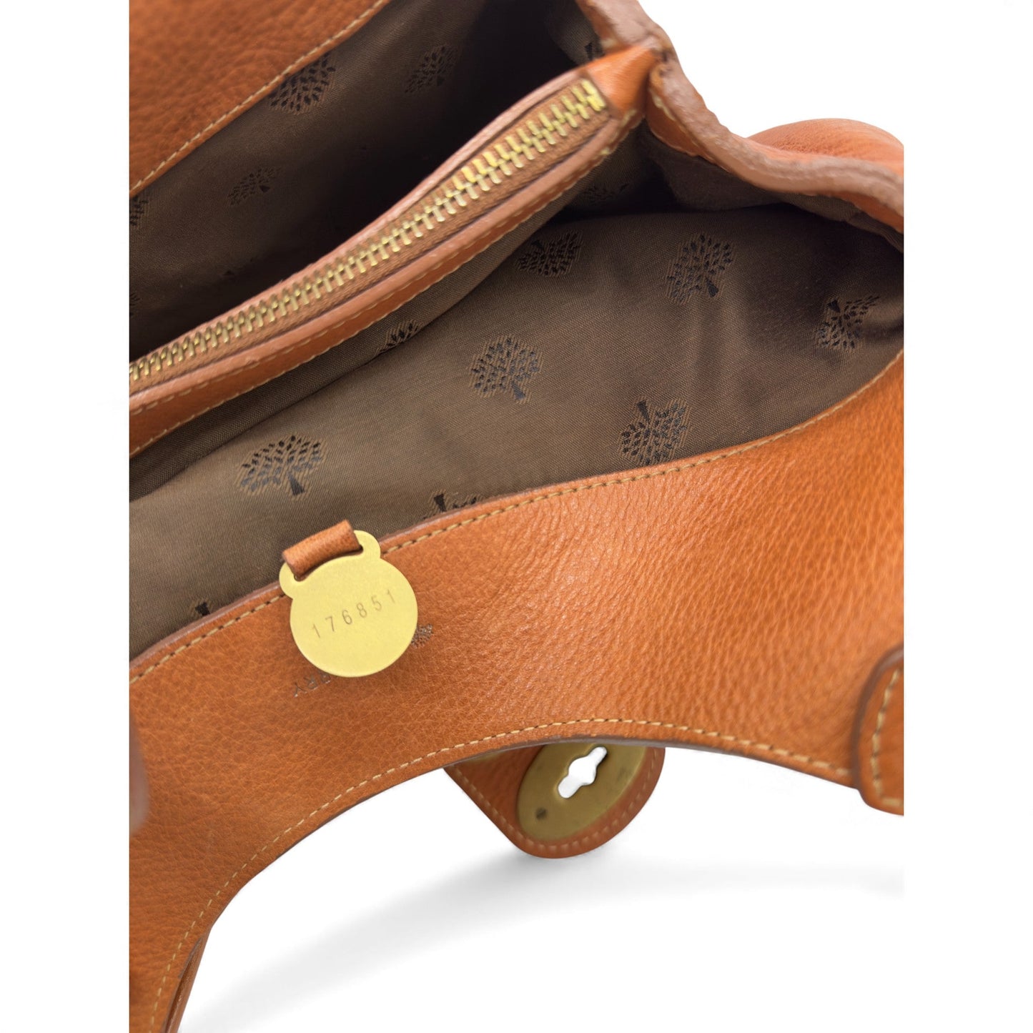 Vintage Mulberry Triple Turnlock Brown Shoulder Bag - Thanks it's Vintage