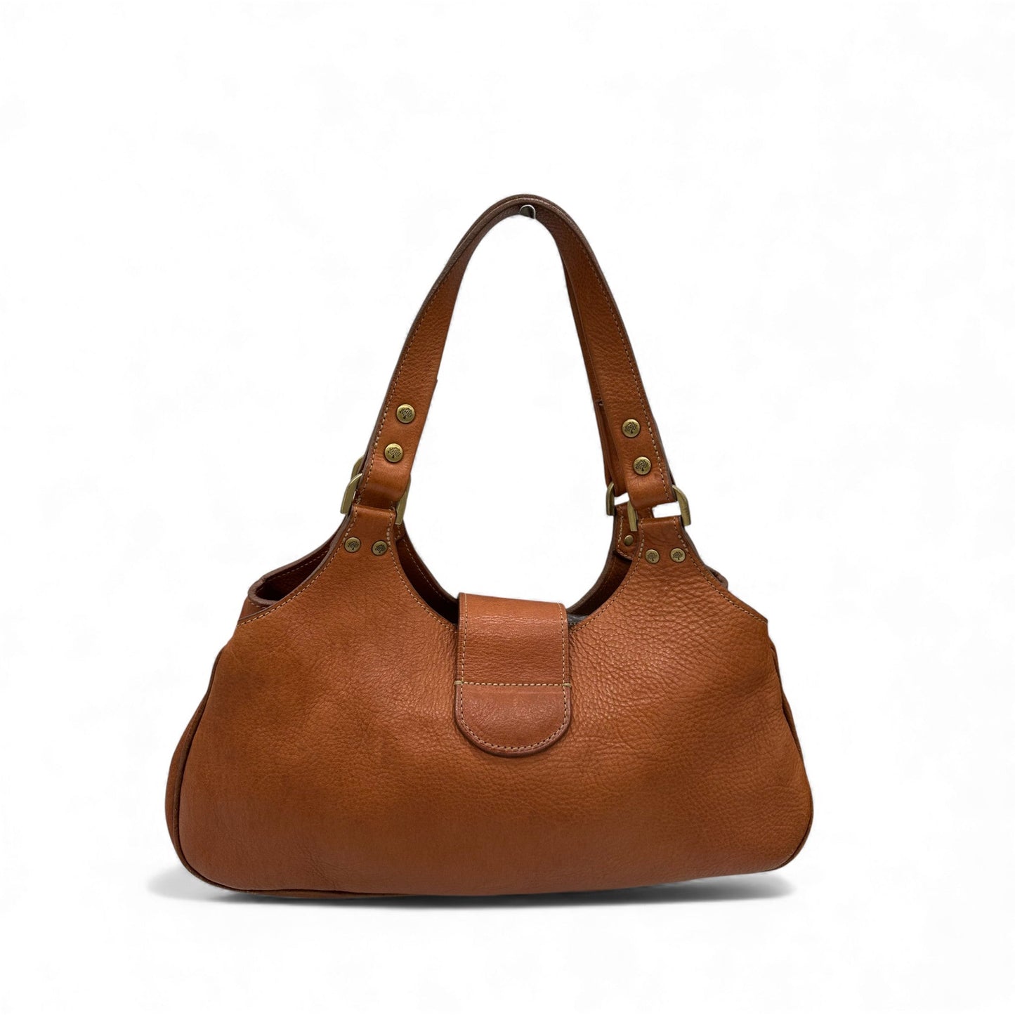 Vintage Mulberry Triple Turnlock Brown Shoulder Bag - Thanks it's Vintage