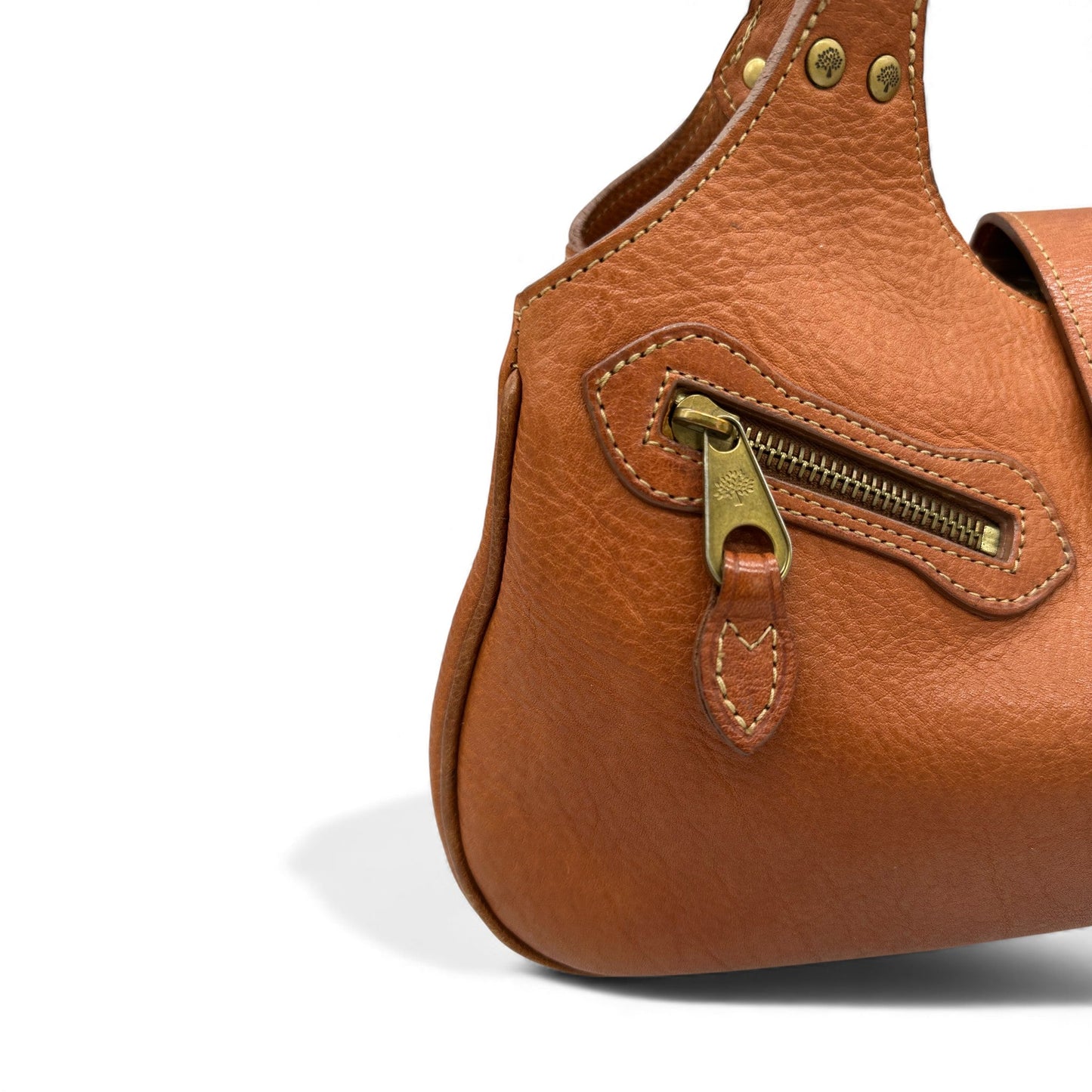 Vintage Mulberry Triple Turnlock Brown Shoulder Bag - Thanks it's Vintage