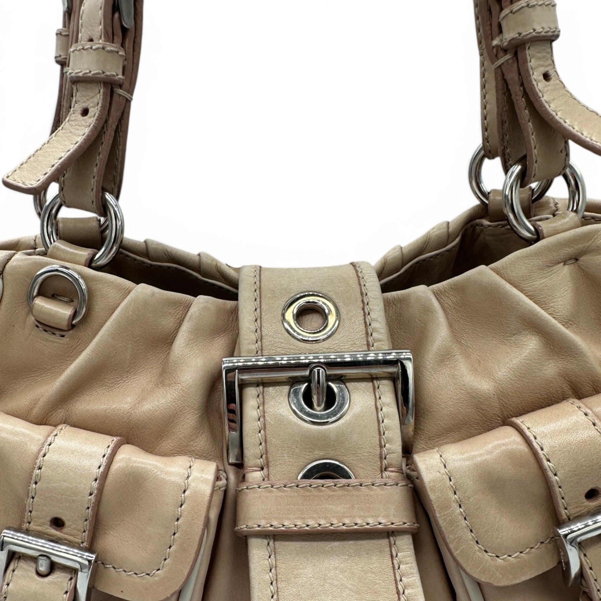 Vintage Prada Moon Buckle Cargo Pocket Bag - Thanks it's Vintage