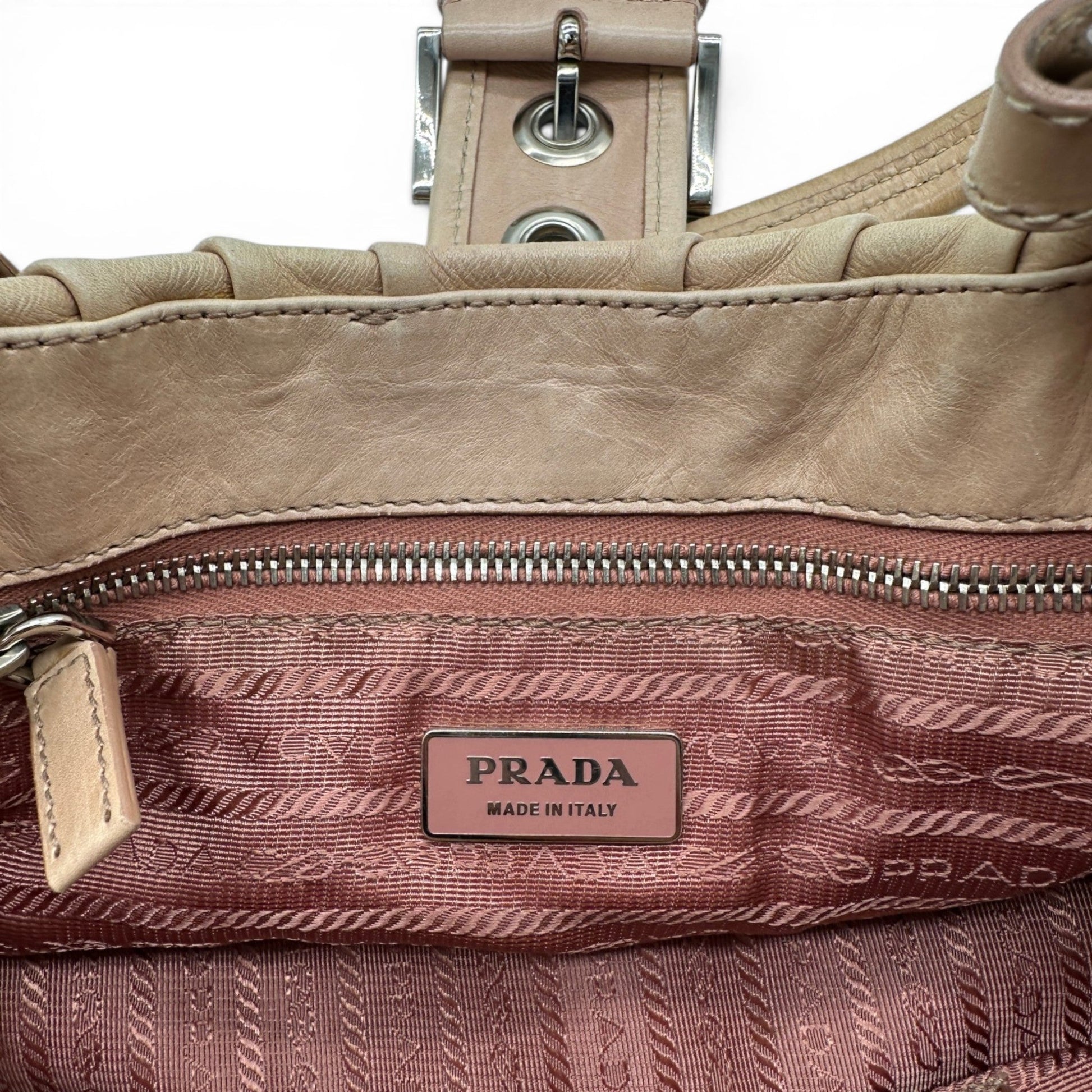 Vintage Prada Moon Buckle Cargo Pocket Bag - Thanks it's Vintage